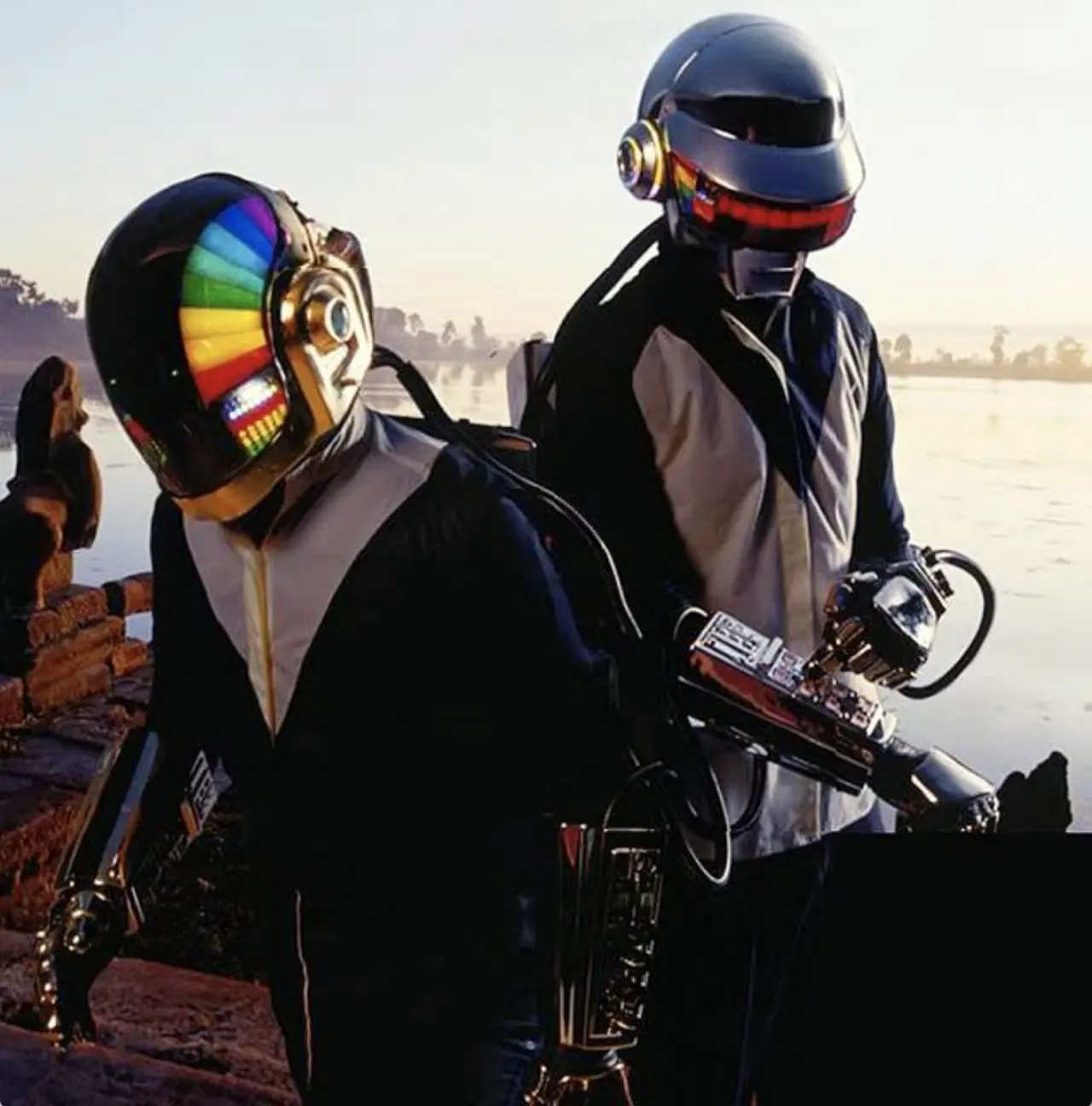 Original gauntlets and helmets (Courtesy of Tony Gardner)