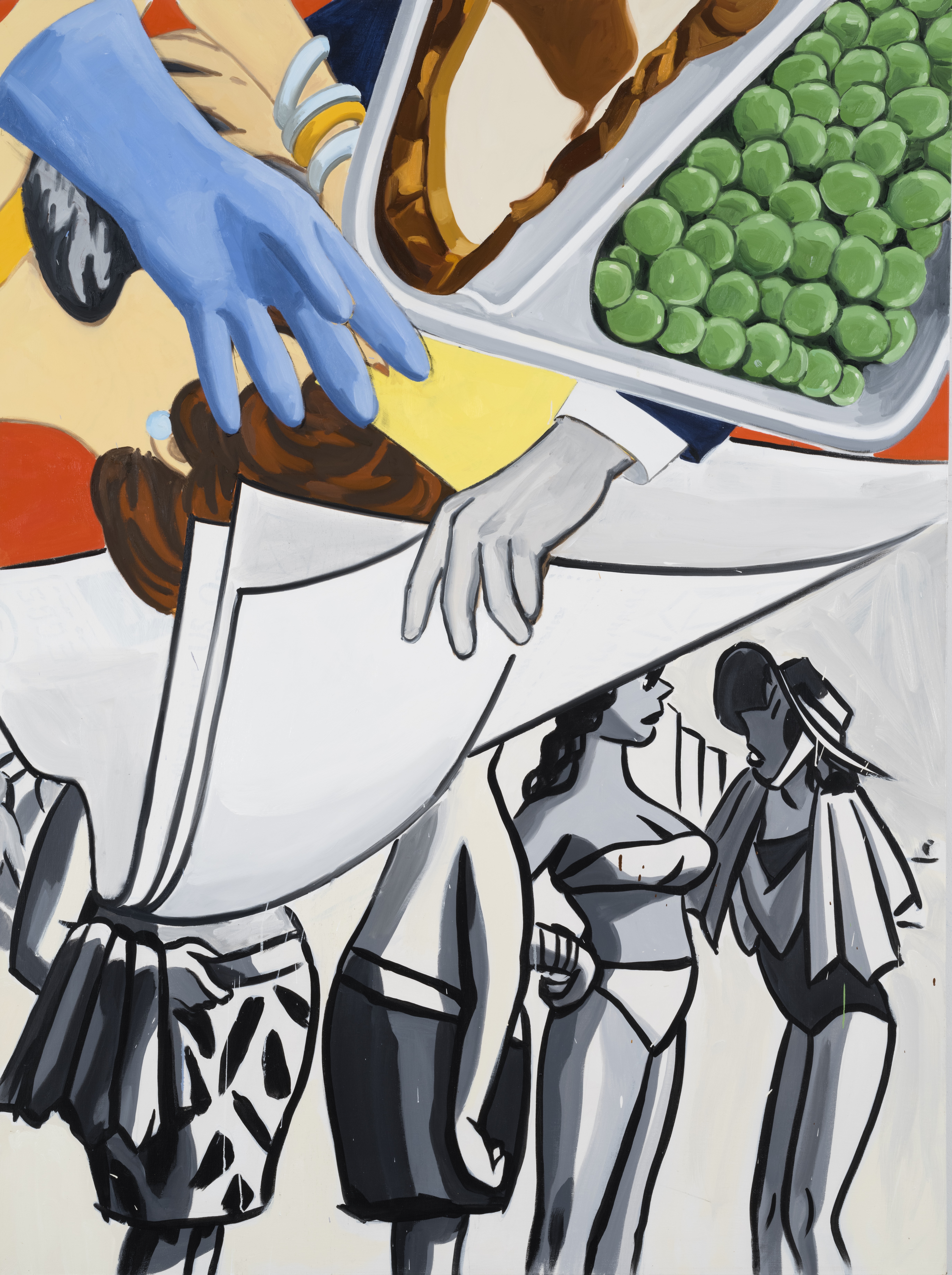 Mental Toys, 2019 © David Salle / ADAGP, Paris, 2020 Courtesy of Galerie Thaddaeus Ropac, London, Paris, Salzburg. Photos: John Berens