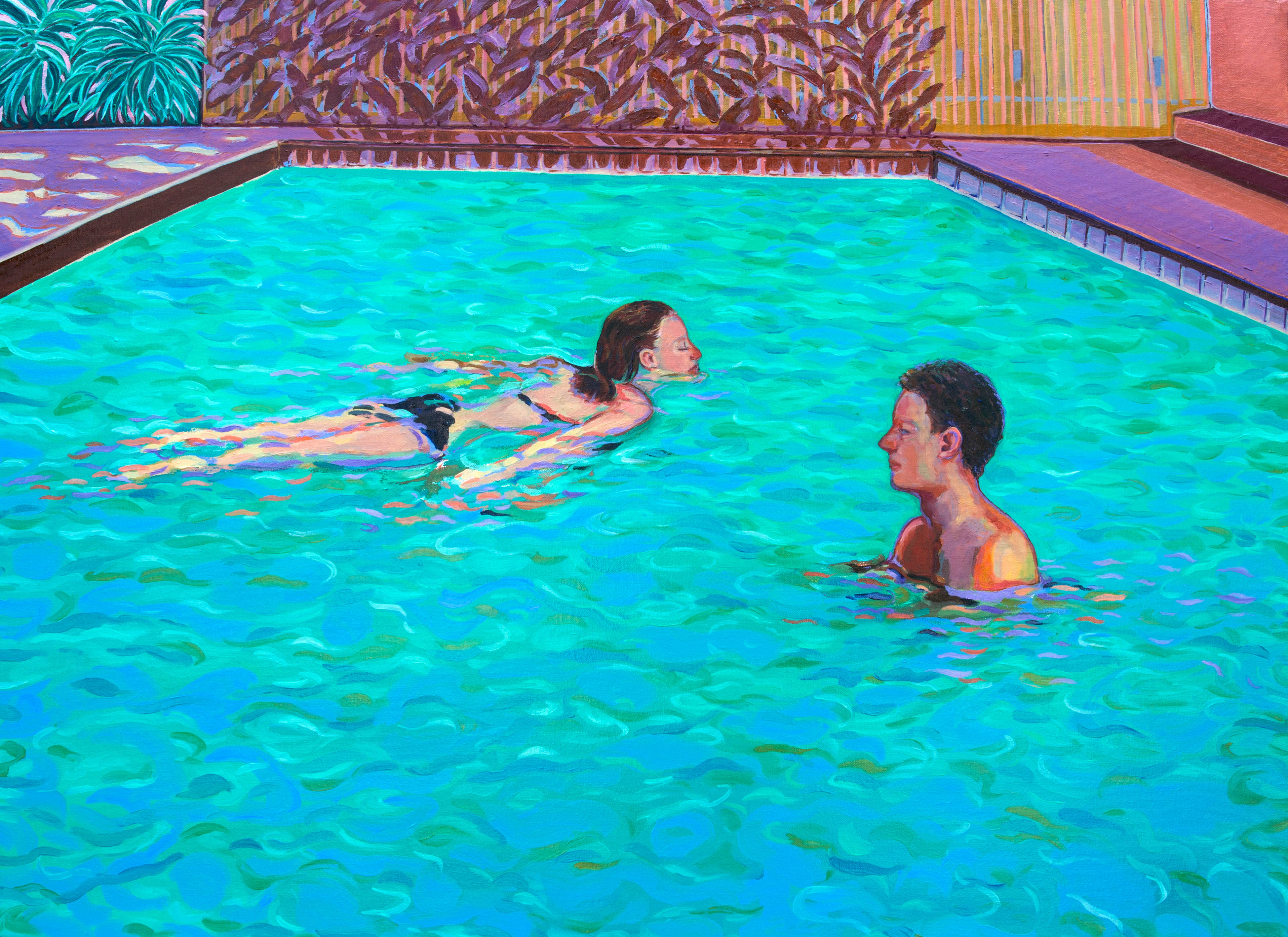 Night Villa, 2020 © Corn Shuk Mei Ho, from the series Night Swims 2020