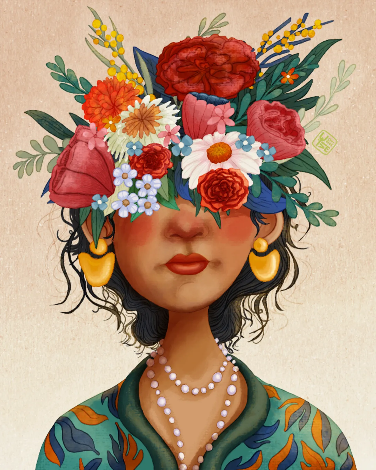 Flower Face.
