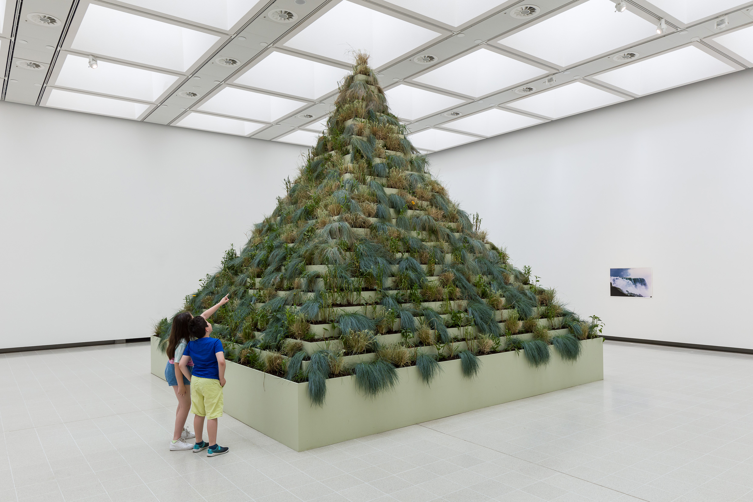 Installation view of Agnes Denes, Dear Earth – Art and Hope in a Time of Crisis. Photo: Mark Blower. Courtesy the Hayward Gallery