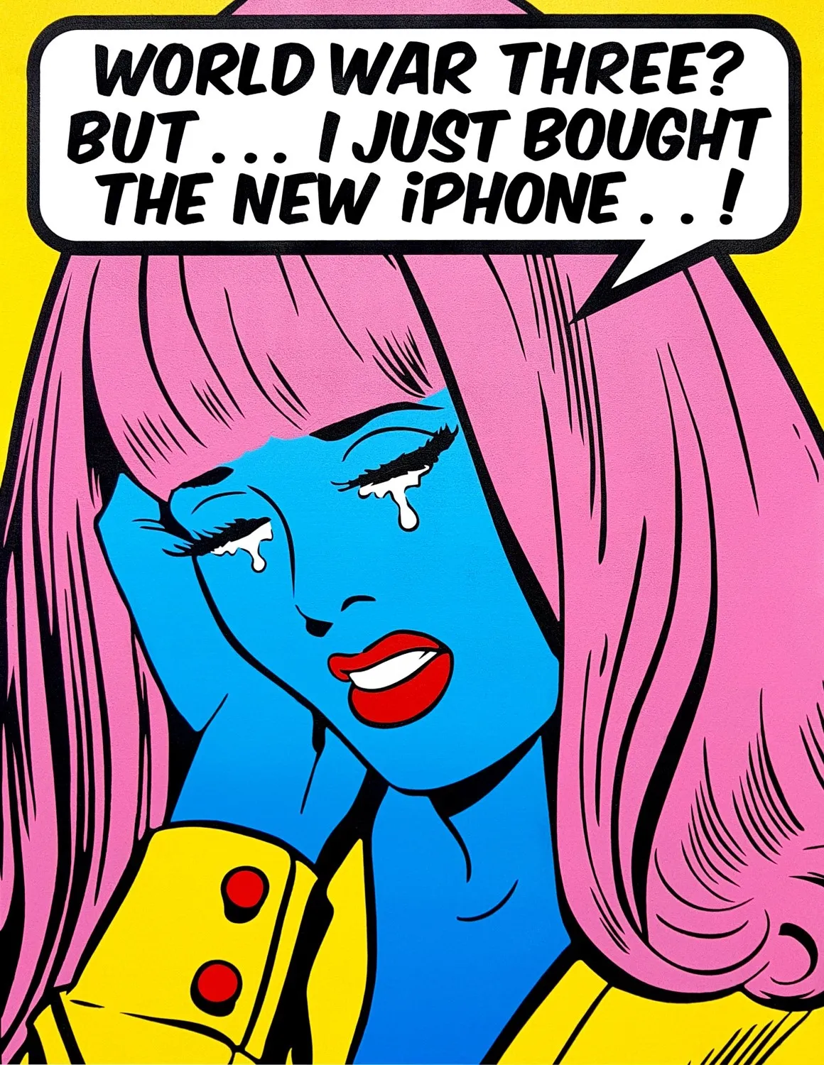 'WW3 (blue Gradient)' by Ben Frost