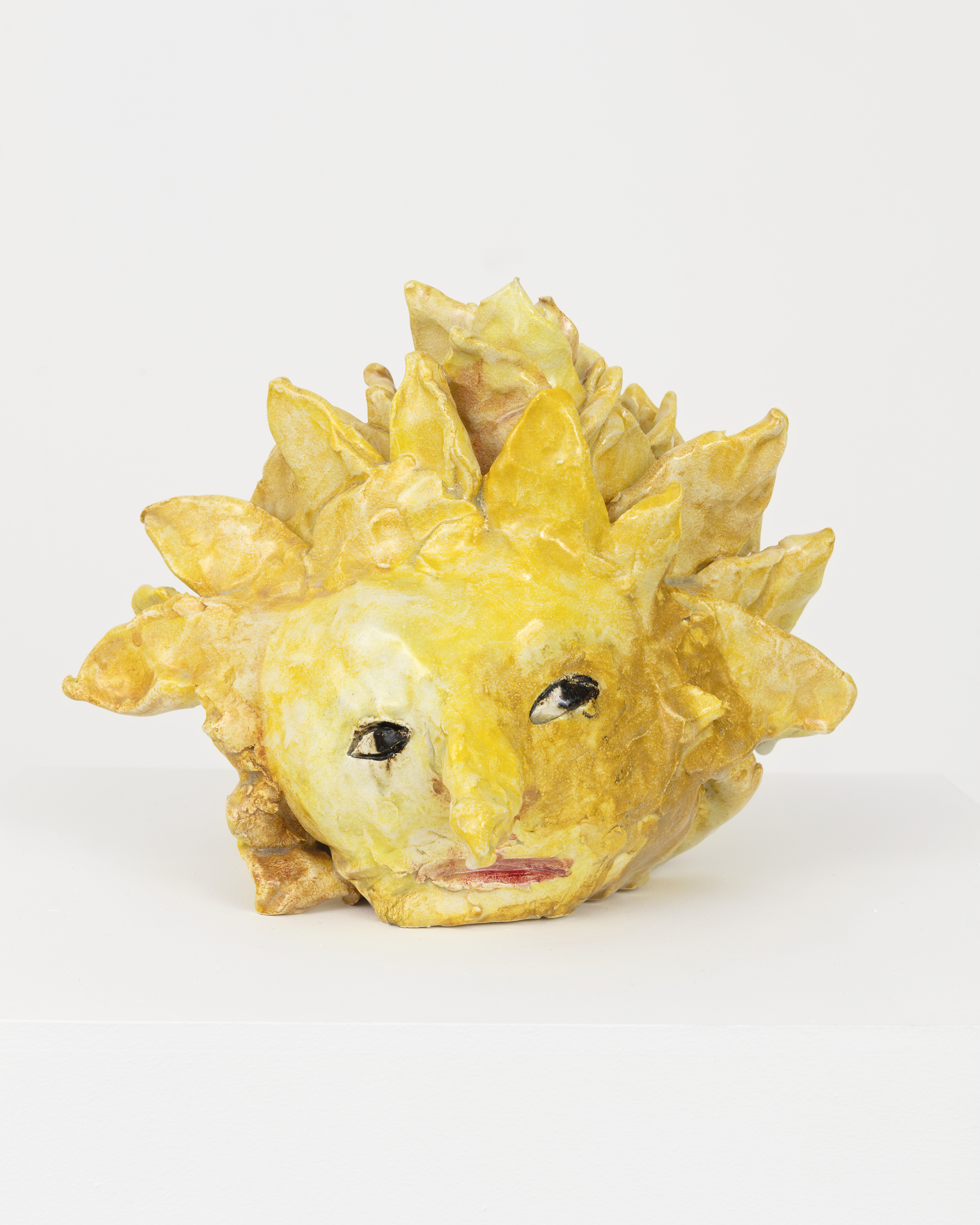 Klara Kristalova, Sun, 2019 Glazed stoneware 26 x 32 x 28 cm © Klara Kristalova and Perrotin. Courtesy Perrotin. Photo: Claire Dorn