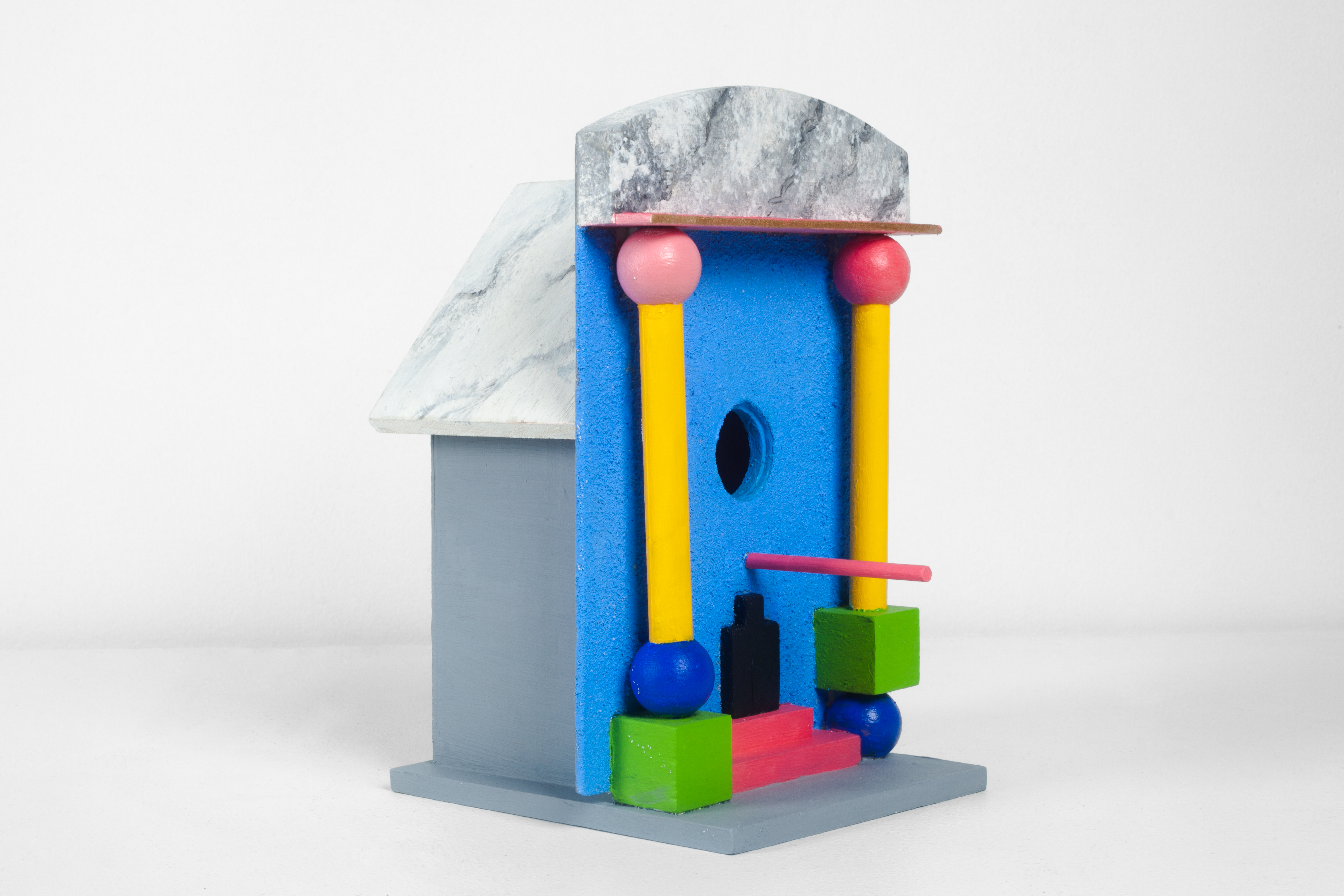 The Damrack Birdhouse by Jason Sargenti. "This was a msical temple to song birds," says Jason