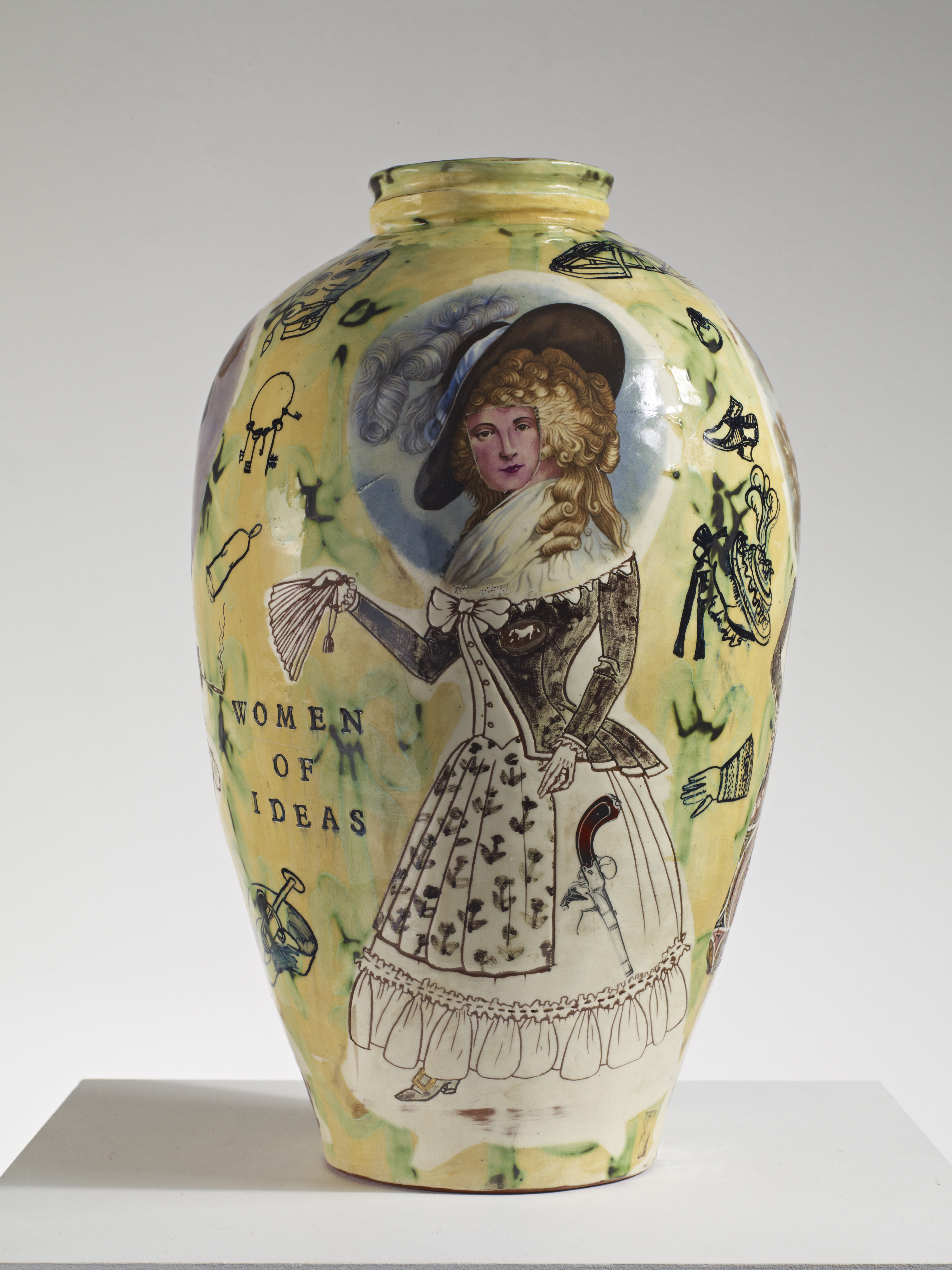 Grayson Perry, Women of Ideas, 1990 Glazed ceramic 42 x 27 cm © Grayson Perry. Courtesy the artist and Victoria Miro