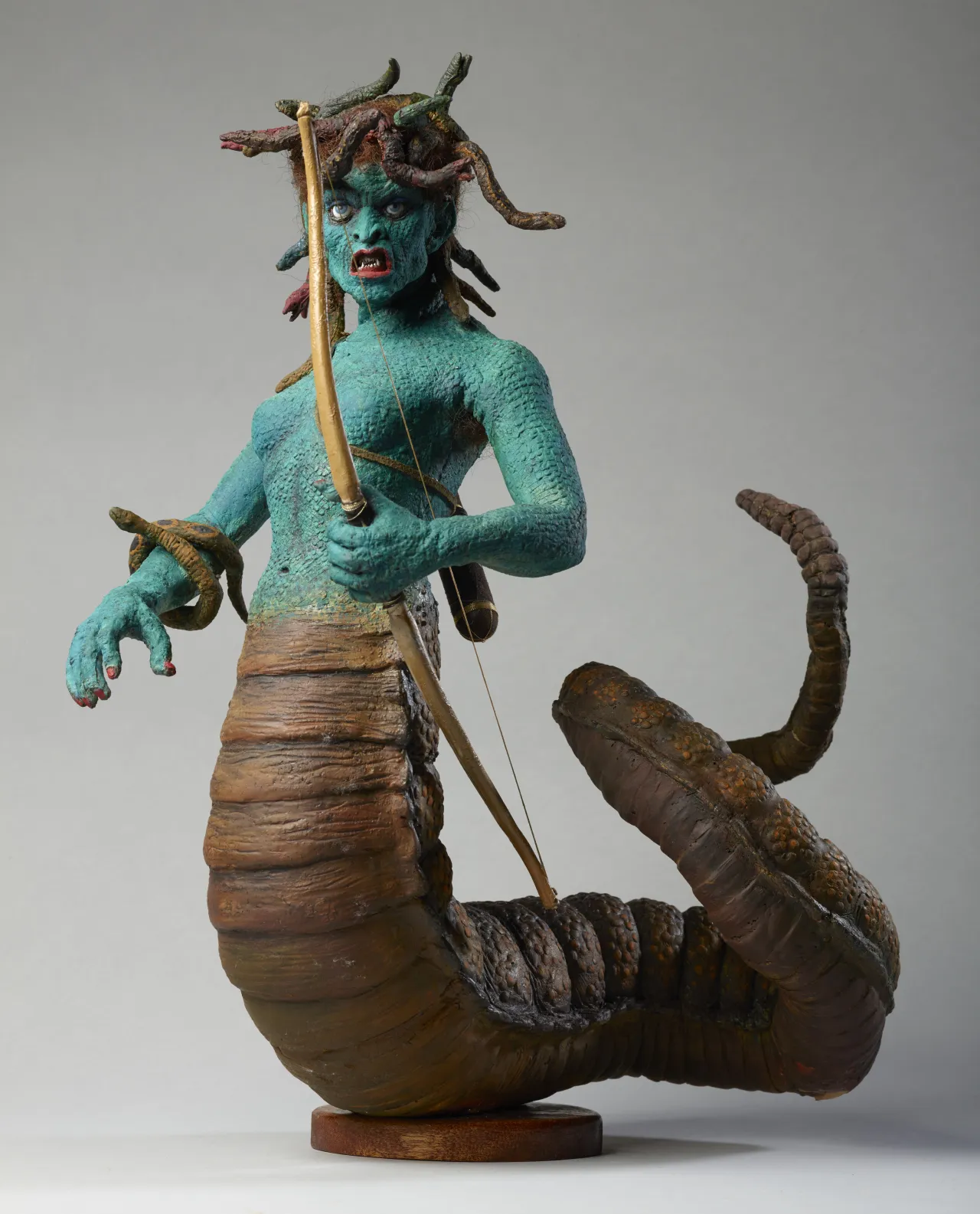 Medusa model from Clash of the Titans, c.1979 by Ray Harryhausen (1920-2013) Collection: The Ray and Diana Harryhausen Foundation (Charity No. SC001419) © The Ray and Diana Harryhausen Foundation Photography: Sam Drake (National Galleries of Scotland)