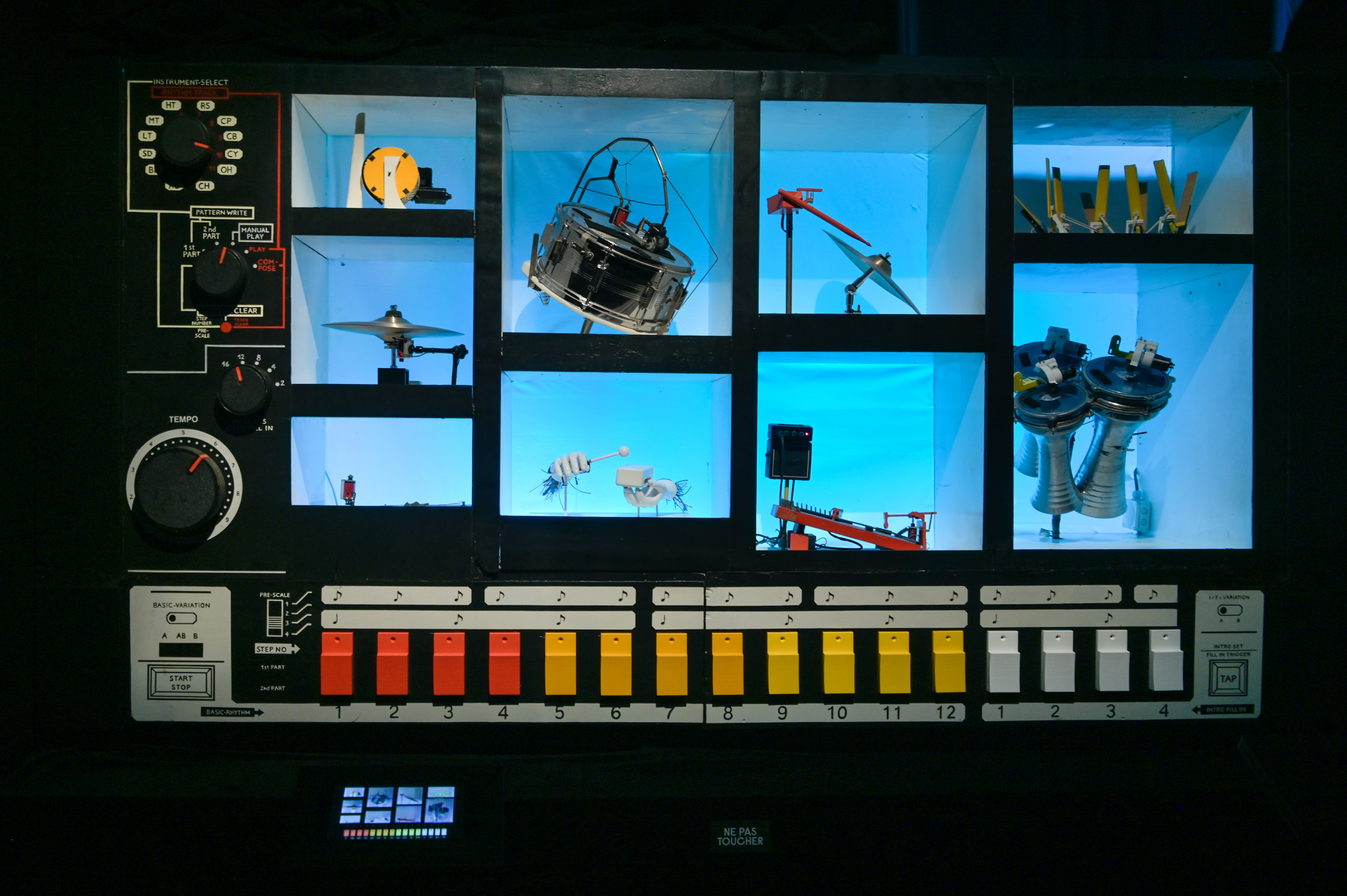 MR 808 interactive by ROBOTS SONIC. Photo credit - Gil Lefauconnier