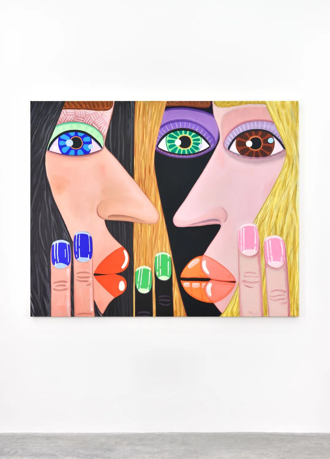 Group Thinking, 2019 © Brian Calvin - Photo: Rebecca Fanuele. Courtesy of the Artist and Almine Rech