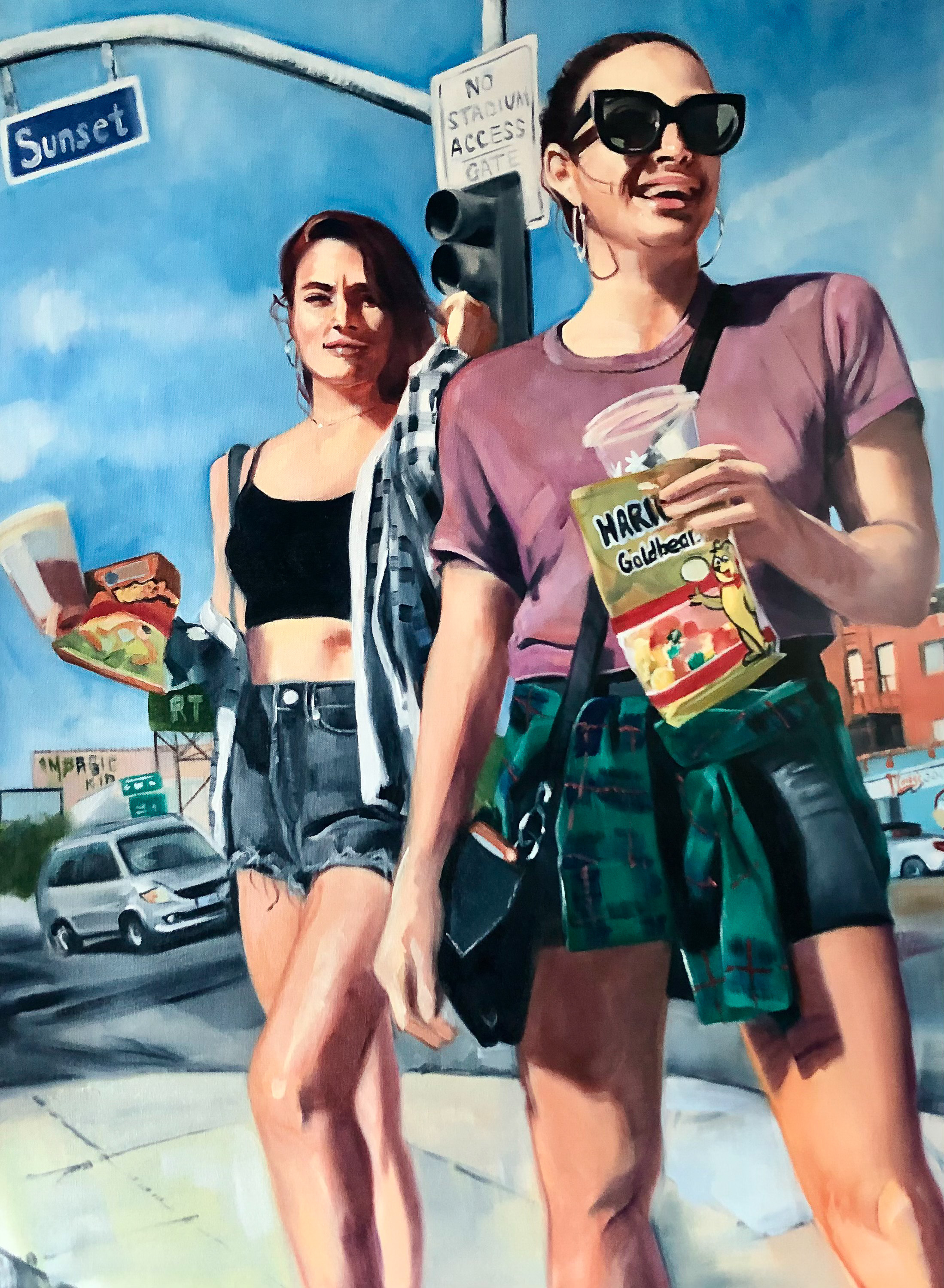 Allina and Nicole in Echo Park © Phoebe Clemens