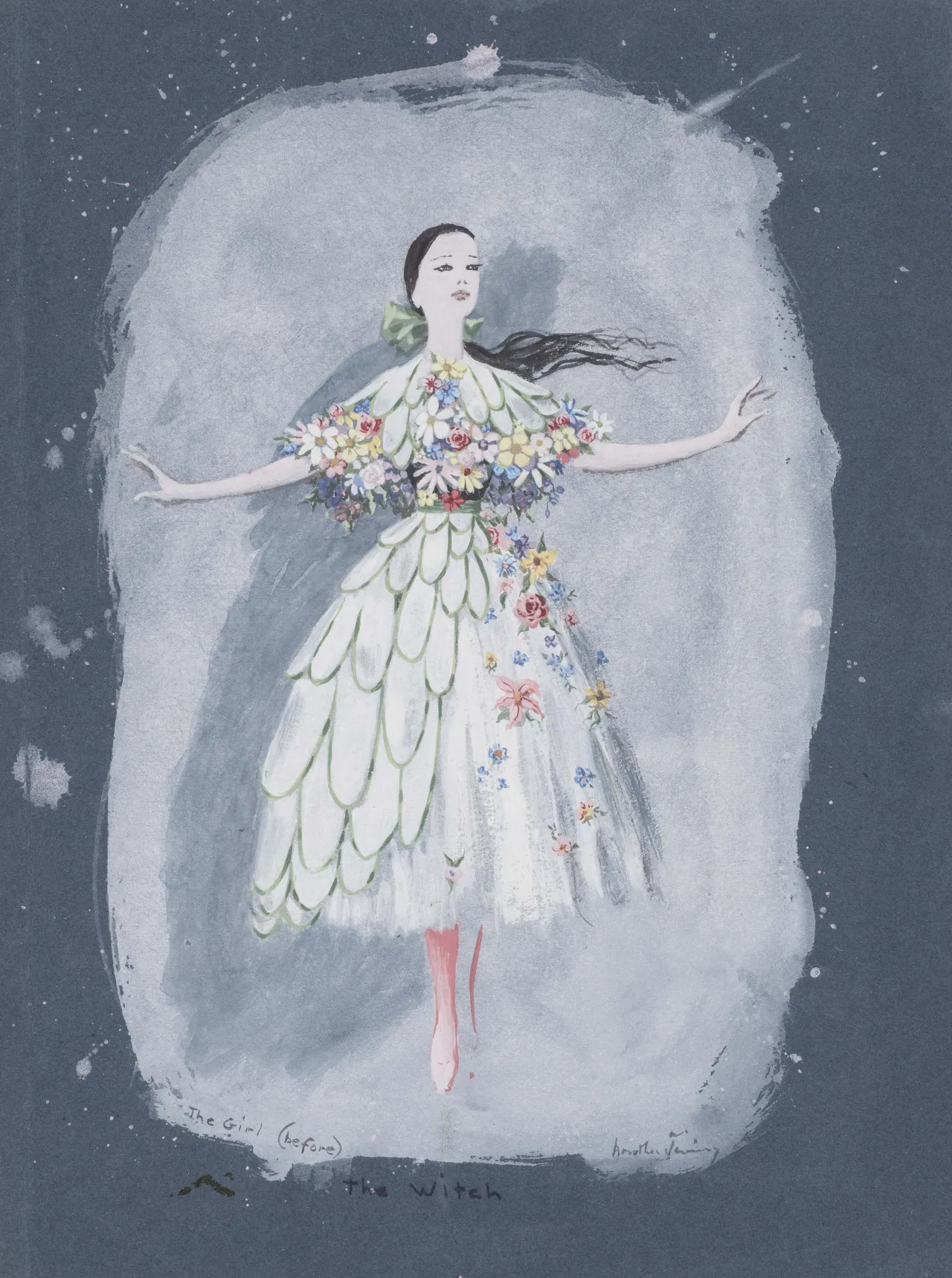 ‘The Girl’. Costume design for The Witch, a ballet by John Cranko, 1950 © DACS, 2018