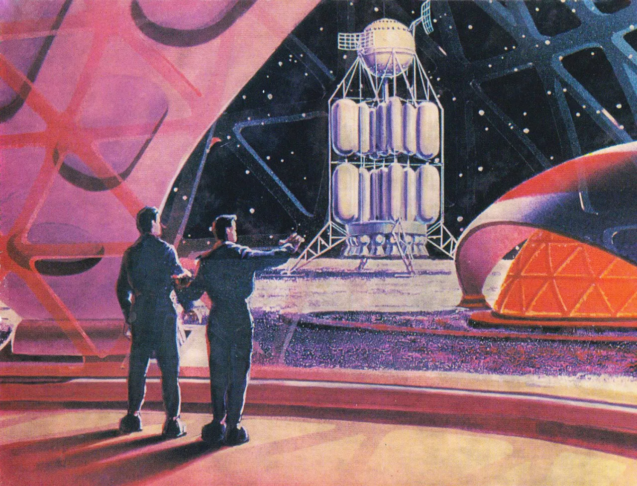 Courtesy of Barbican, from a series of vintage postcards (1965-68) from the Moscow Design Museum, appearing at the exhibition