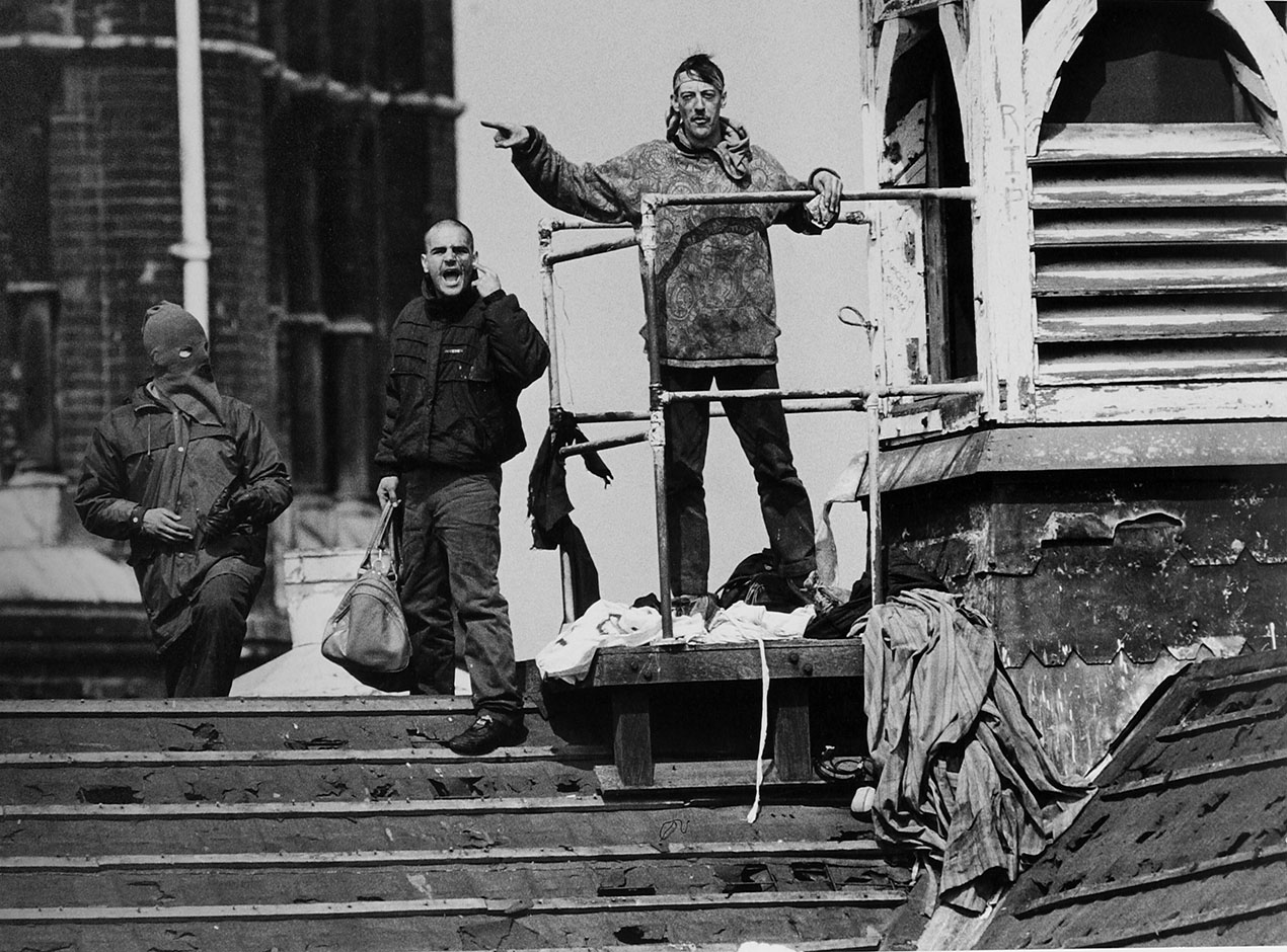 Strangeways Riot 1990 © Howard Barlow. All images courtesy of the photographer and A Belonging Project. Via submission