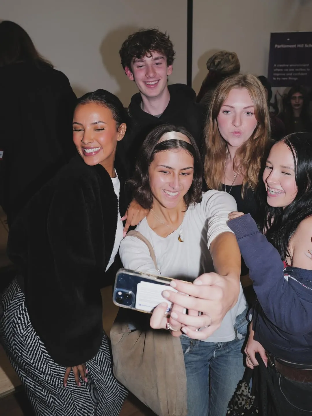 Maya Jama at Parliament hill school