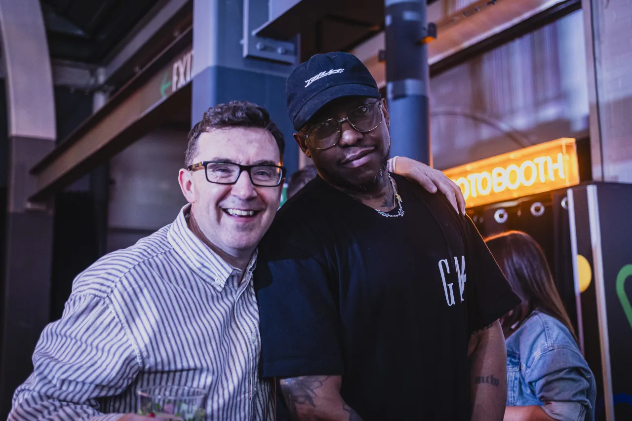 Graeme McGowan with Dines of Studio Blup at Gab. Photography by [Eoin Carey](https://eoincareyphoto.com/)