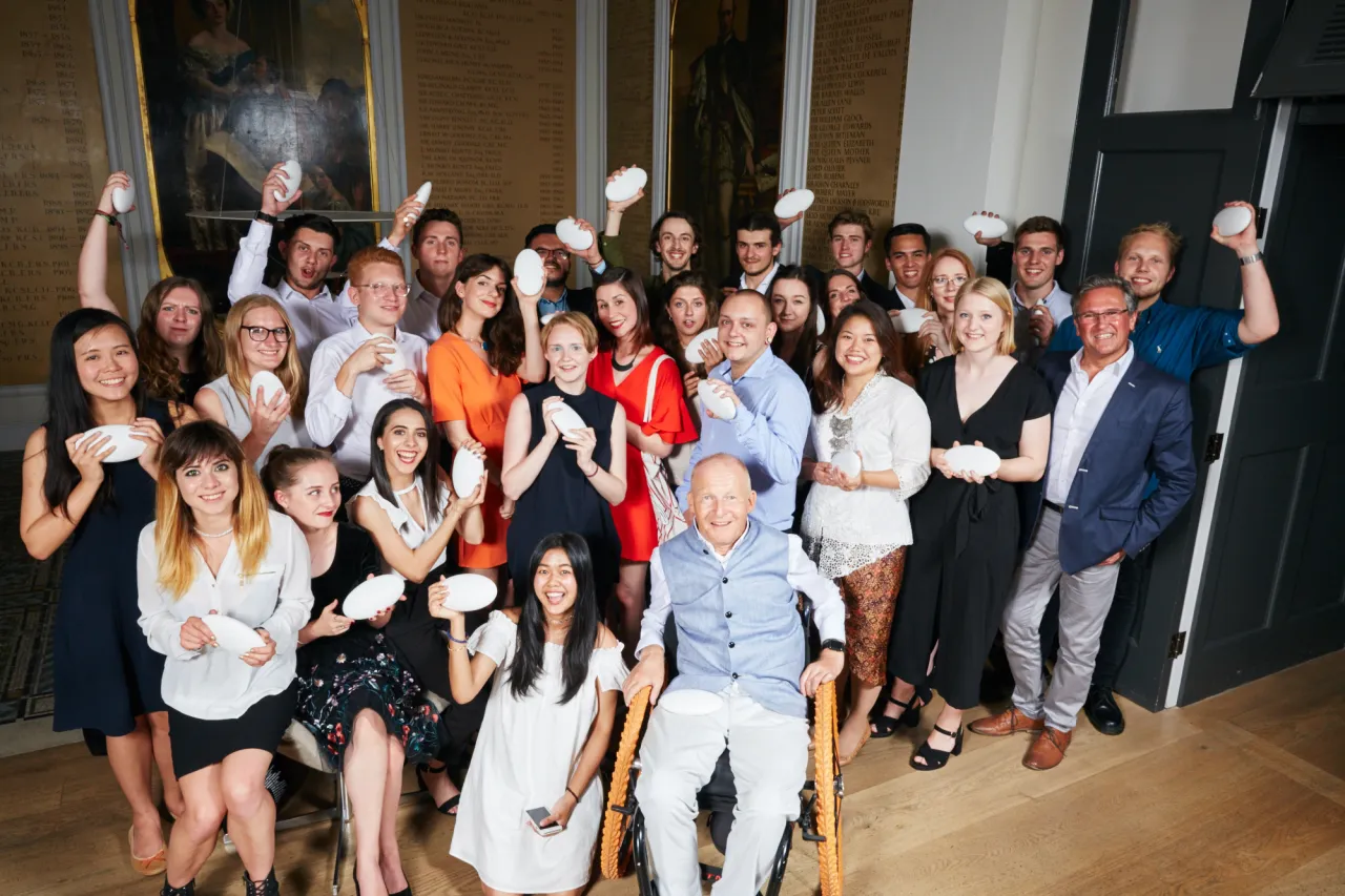RSA Student Design Awards Class of 2017 with David Constantine and Clive Grinyer