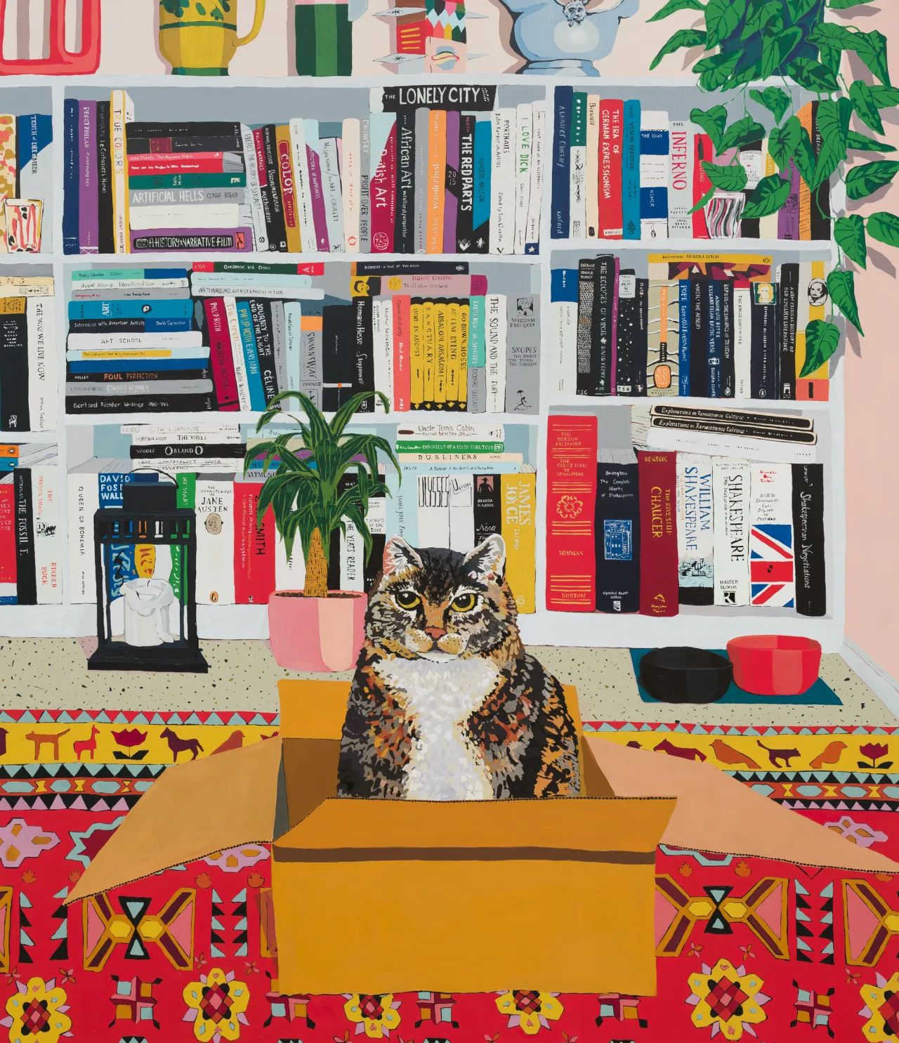 Clementine's Bookshelf, 2021 © Hilary Pecis