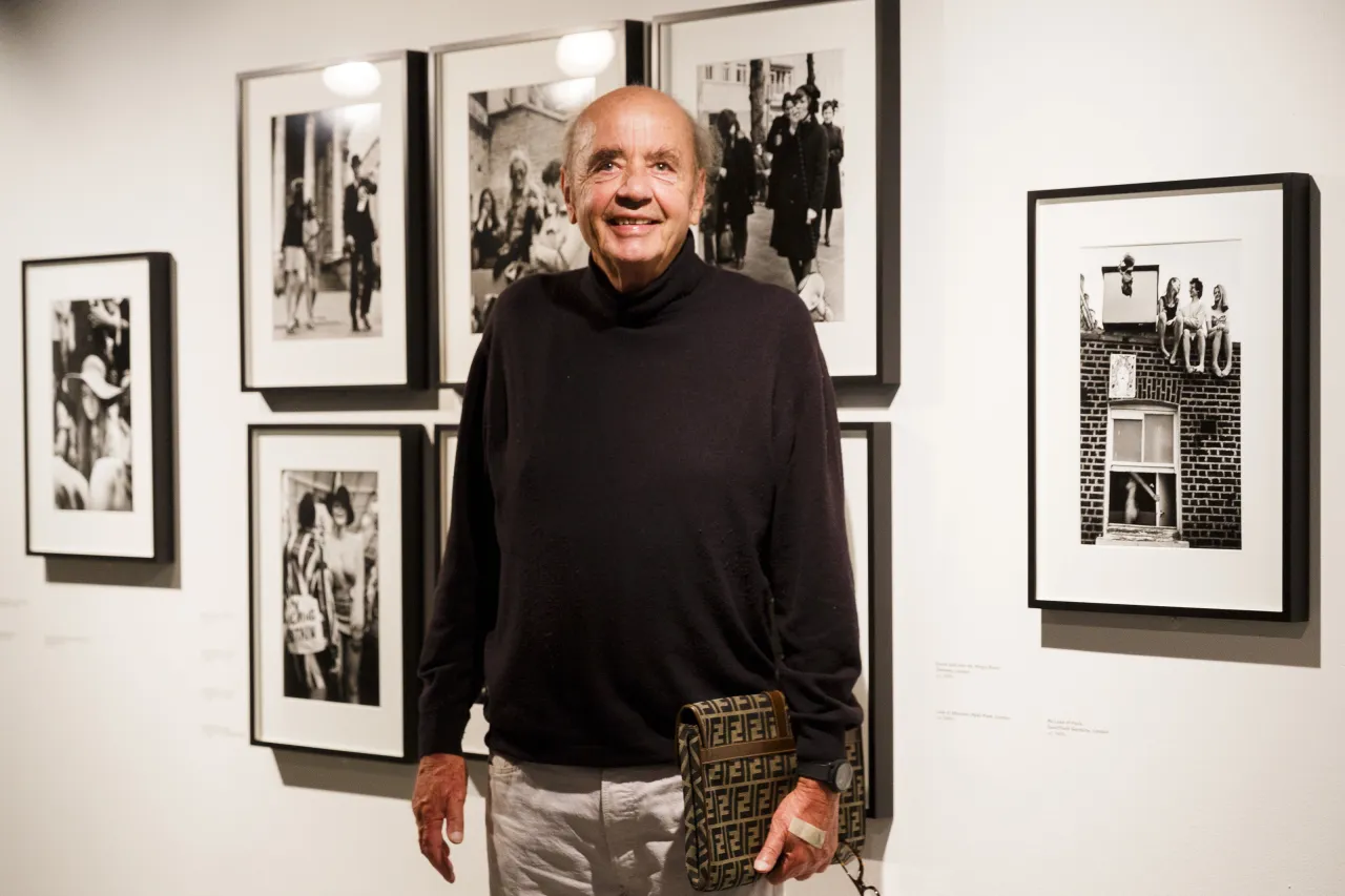 Photographer Frank Habicht with his work - © Tristan Fewings/ Getty Images
