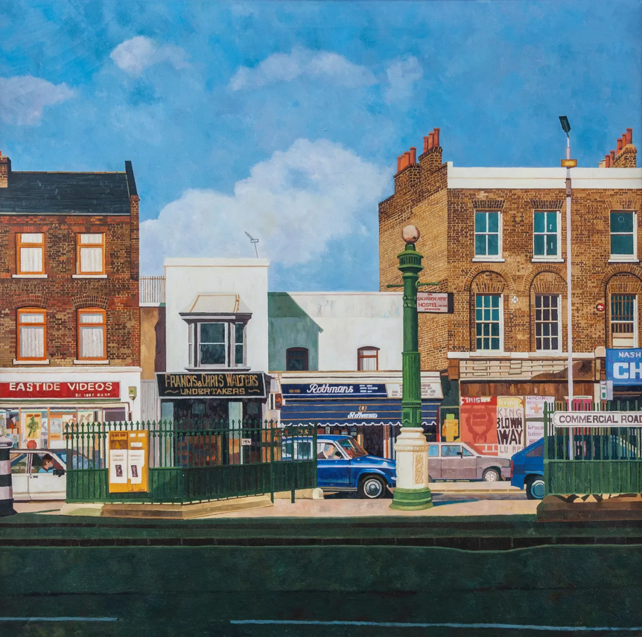 All images courtesy of Bow Arts. Commercial Road, Whitsunday, 1989 © Doreen Fletcher