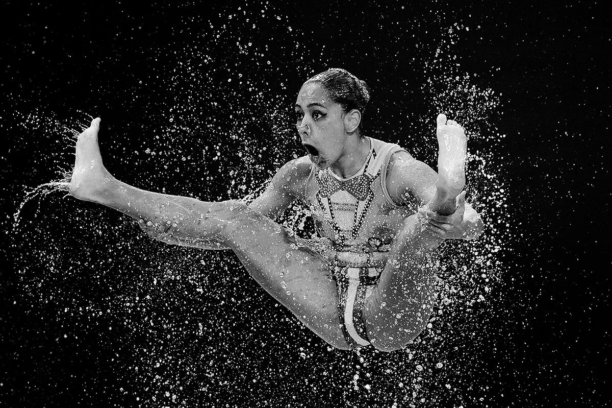 Women's Team Free Synchronised Swimming Kazan 2015 - Matthias Hangst: Teams compete in the Women's Team Free Synchronised Swimming Preliminary on day four of the 16th FINA World Championships at the Kazan Arena on July 28, 2015 in Kazan, Russia. (Professional Sport)