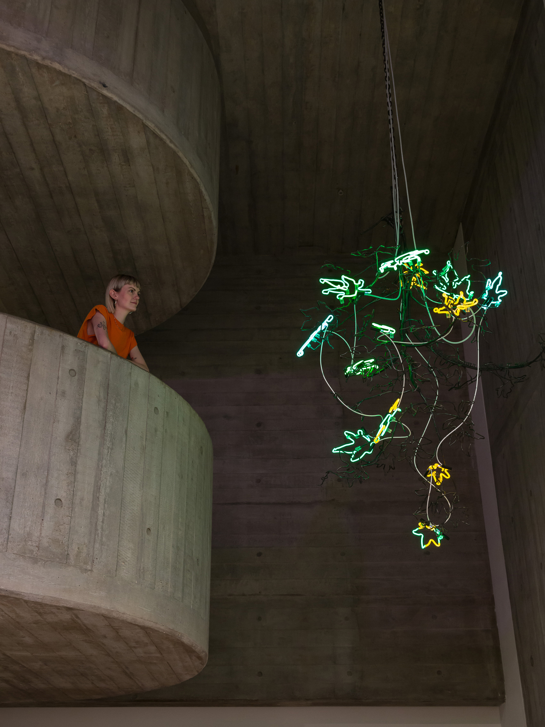 Installation view of Andrea Bowers, Dear Earth – Art and Hope in a Time of Crisis. Photo: Mark Blower. Courtesy the Hayward Gallery