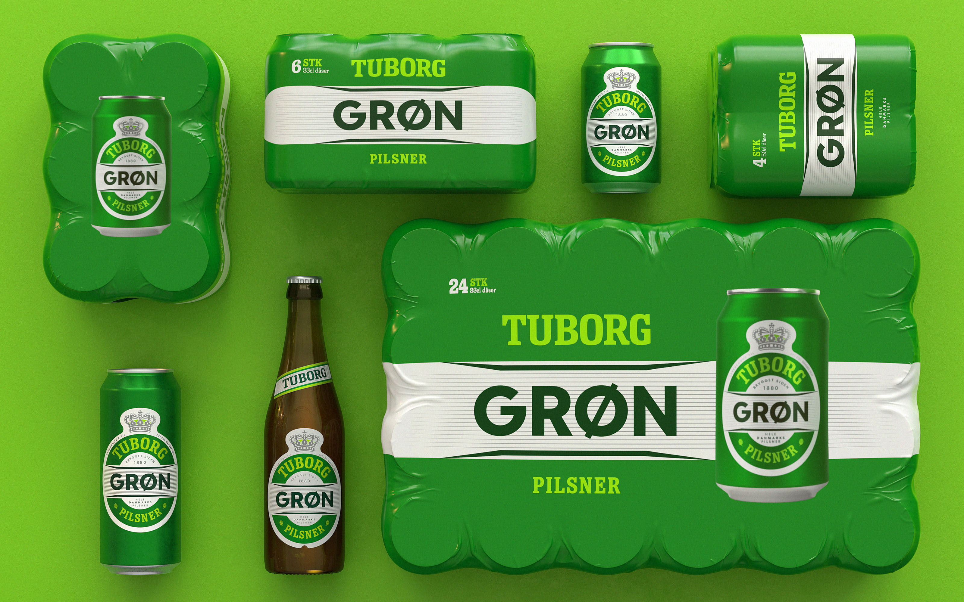 The new brand appears on packaging and all other customer touchpoints