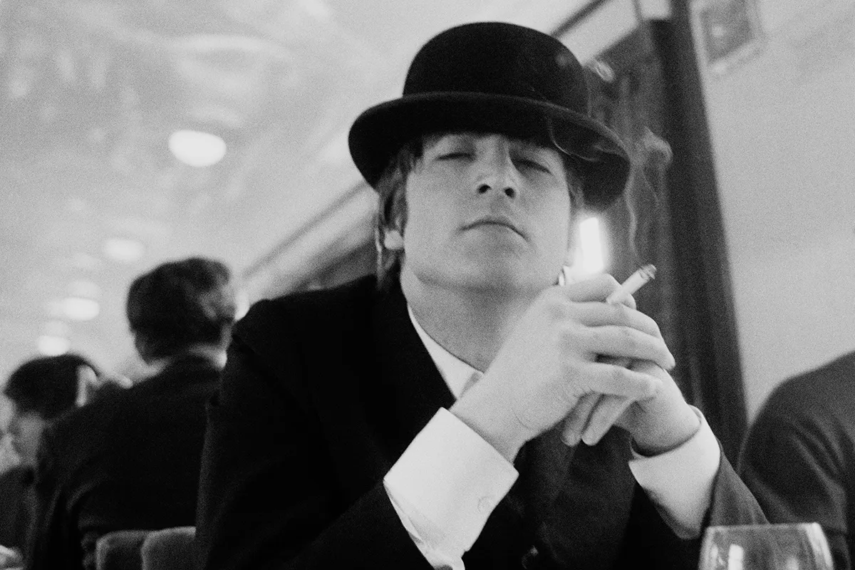 Astrid Kirchherr, John in Bowler hat, 1964