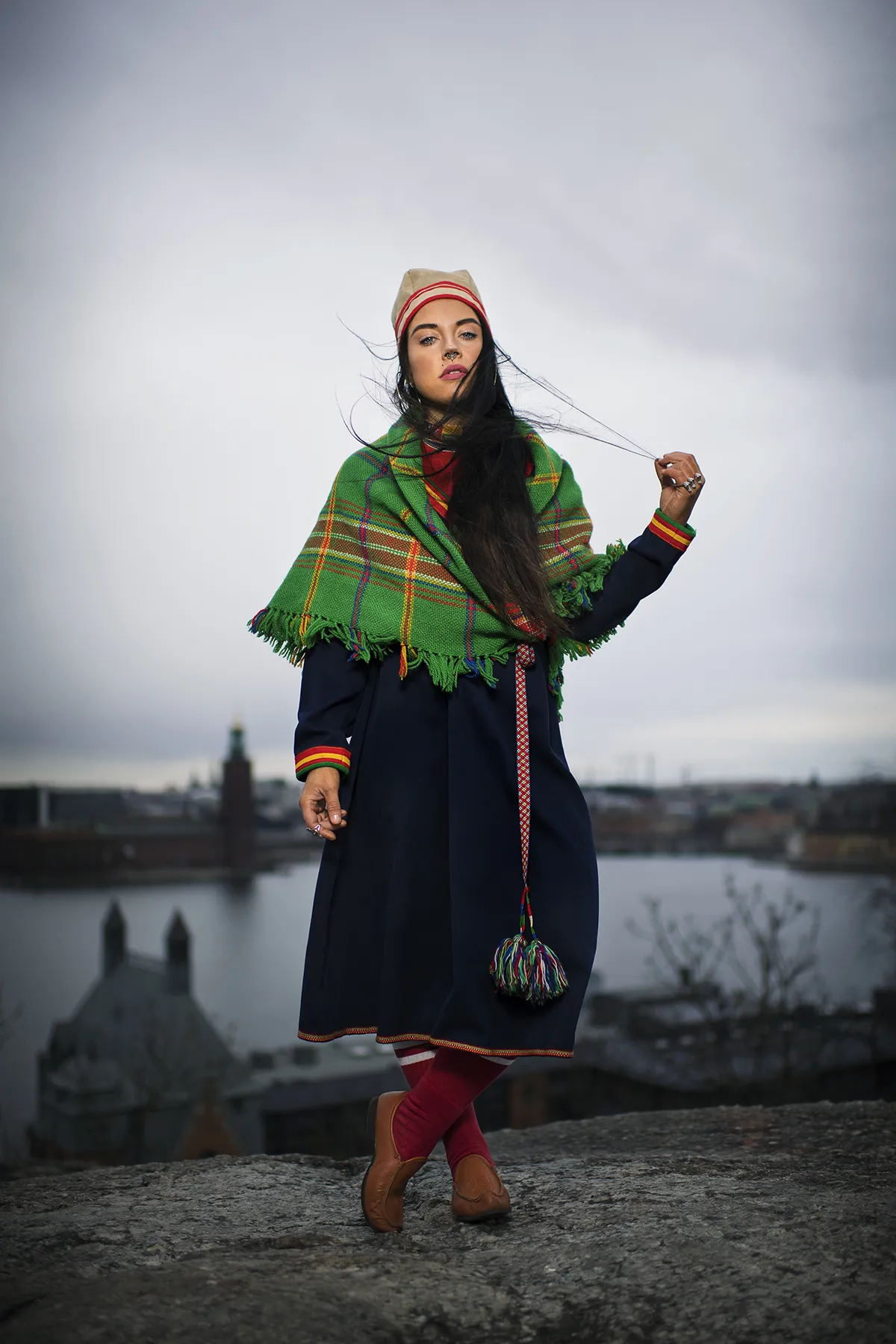 Maxida Märak, artist, poses for a portrait on March 18, 2017 in Stockholm, Sweden. Joel Marklund / BILDBYRÅN