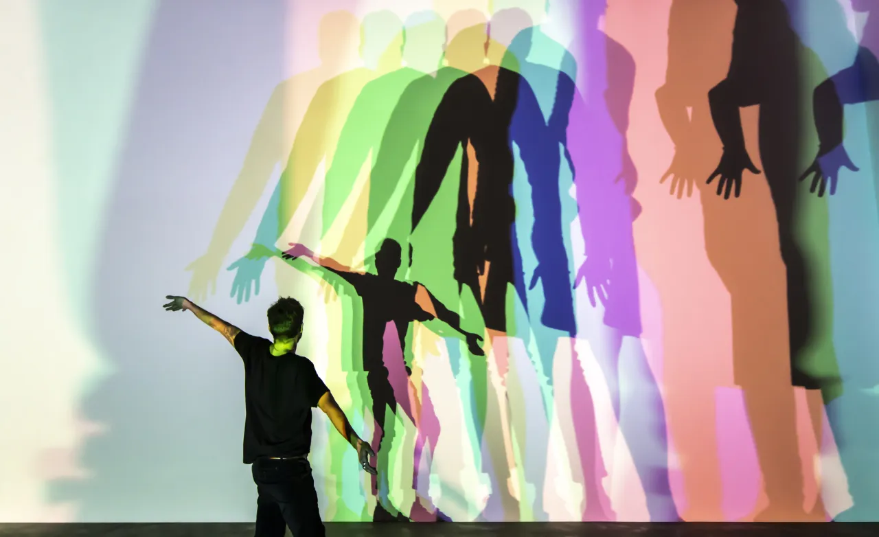 Your uncertain shadow (colour), 2010 Thyssen-Bornemisza Art Contemporary Collection, ViennaPhoto: María del Pilar García Ayensa / Studio Olafur Eliasson © 2010 Olafur Eliasson