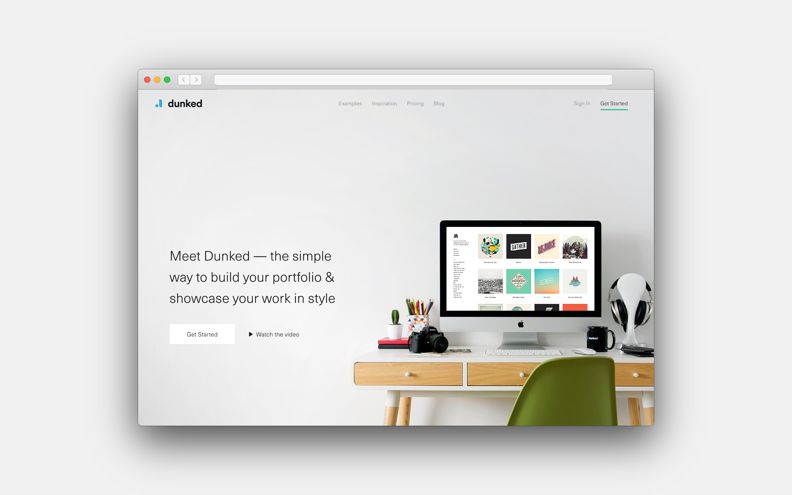 [Dunked](https://dunked.com/) for your new online portfolio