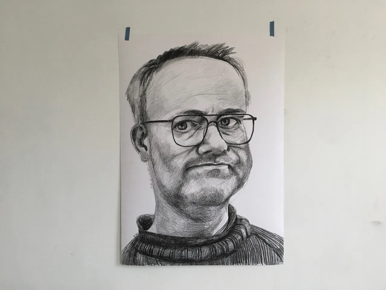Wilfrid Wood self portrait. All images courtesy of the artist.