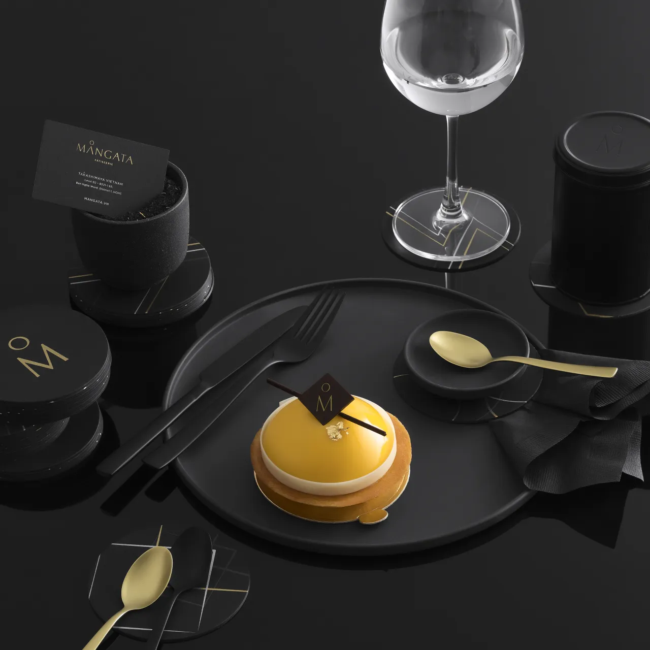 Mangata Patisserie Bakery visual identity by M — N Associates