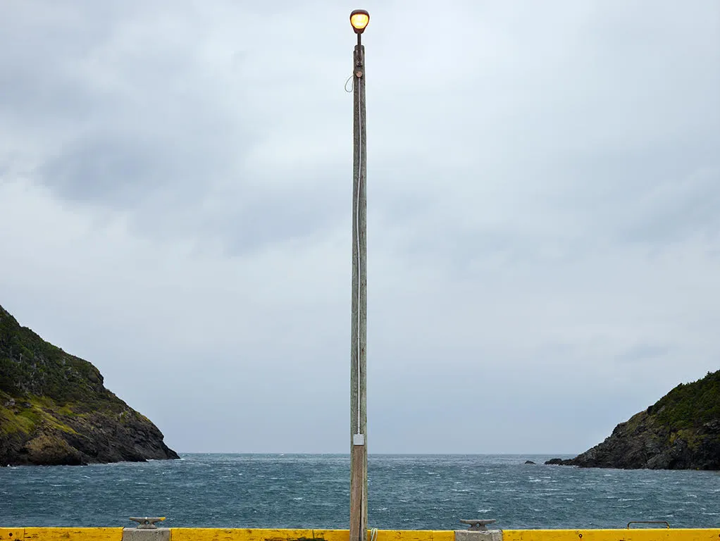 End of Wharf, Little Harbour, 2017 chromogenic print 34.75 x 46.25, Edition of 7 © Ned Pratt