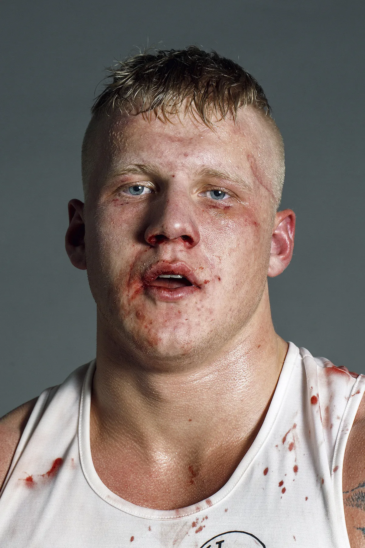 Second Best - Nikolai Linares Larsen: Portraits of the silver medal winners just after loosing their final at the Zealand boxing Championships held in Copenhagen in March. (Professional Sport)