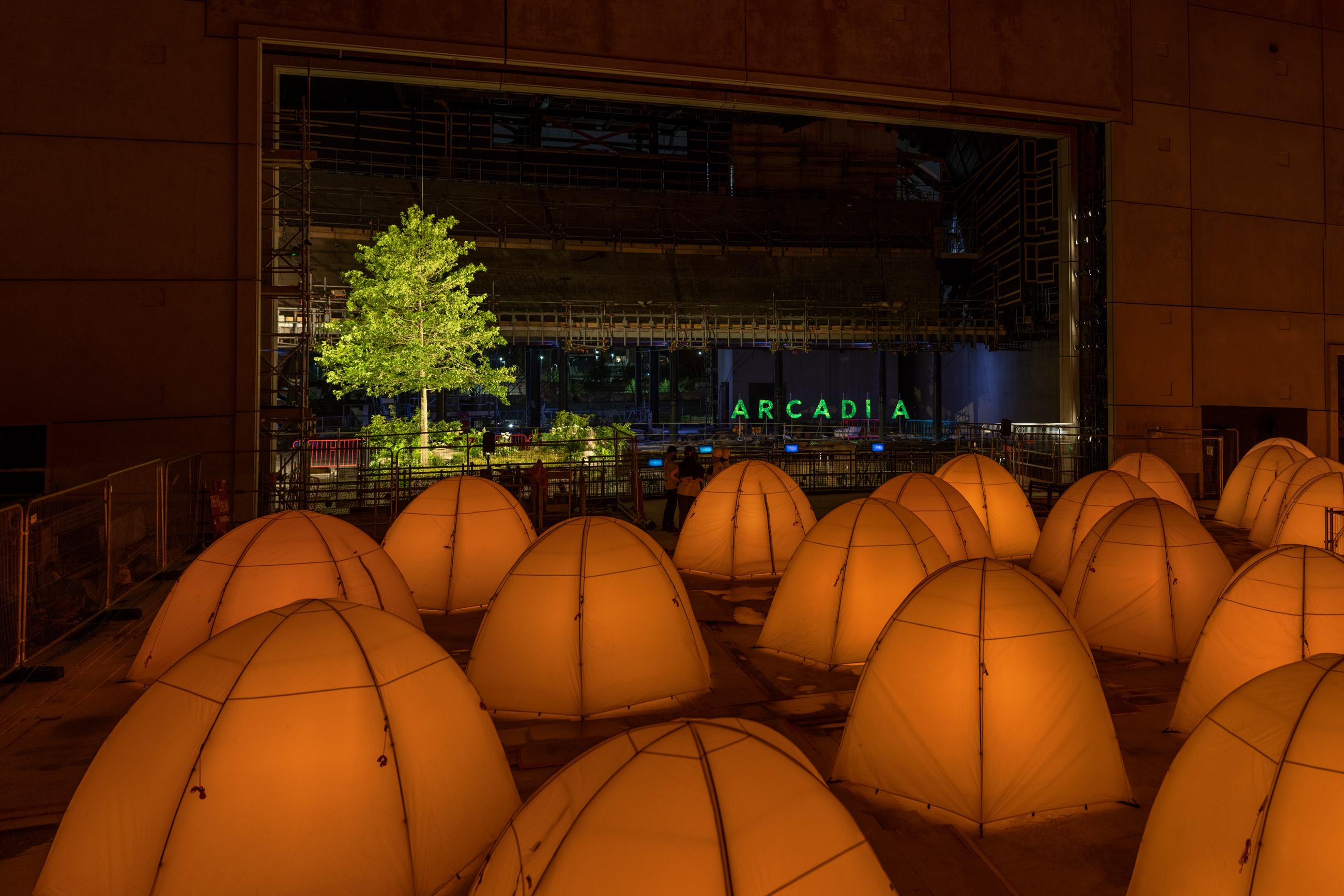 Arcadia installation by Deborah Warner at The Factory for MIF21. Photography by Andrew Brooks