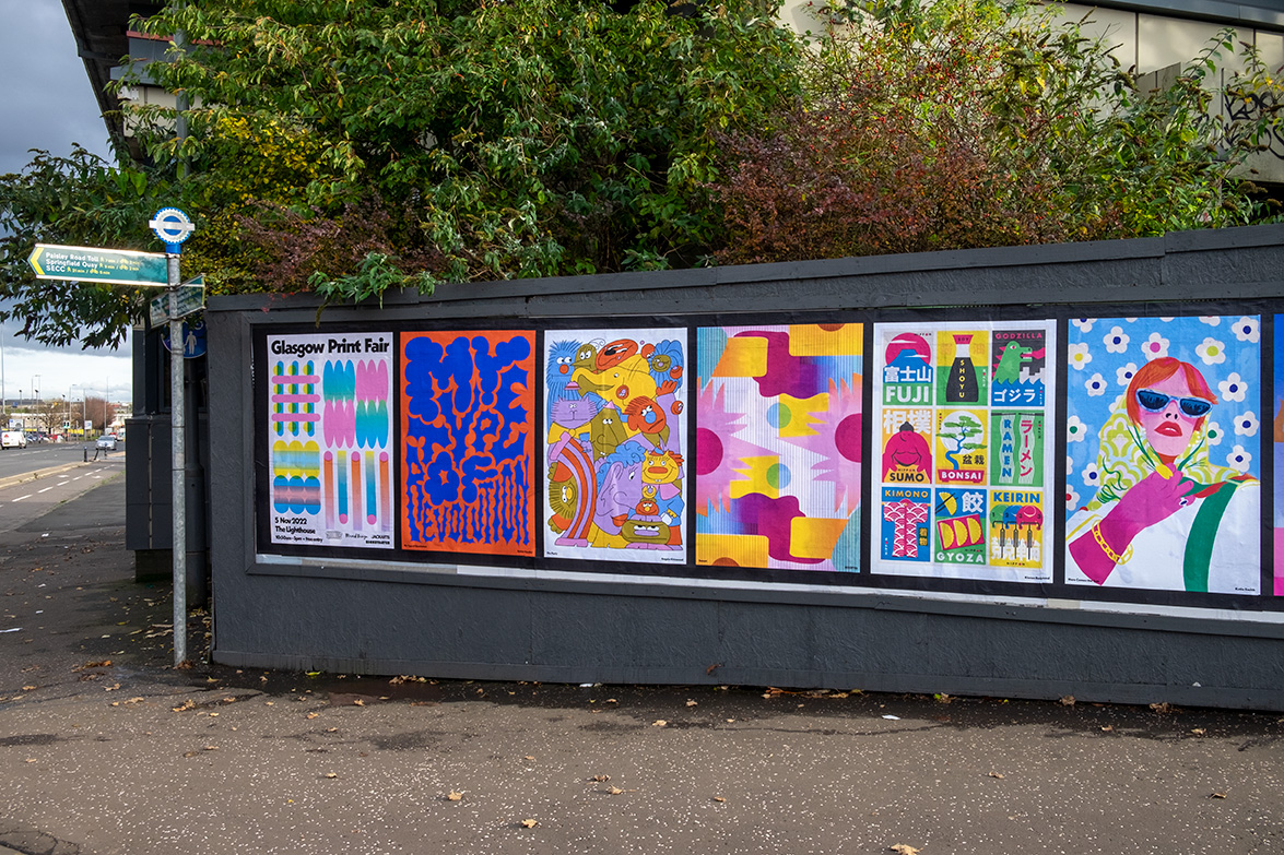 Glasgow Print Fair has been taking over the streets of the city