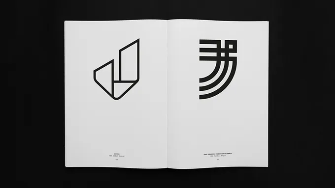 Letters as Symbols book spread