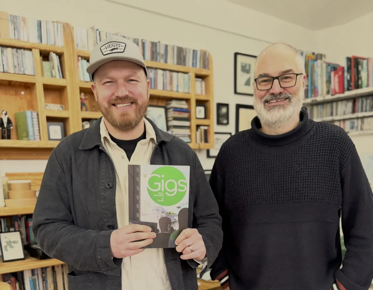 Mark Mosedale (left) and Si Smith with Gigs