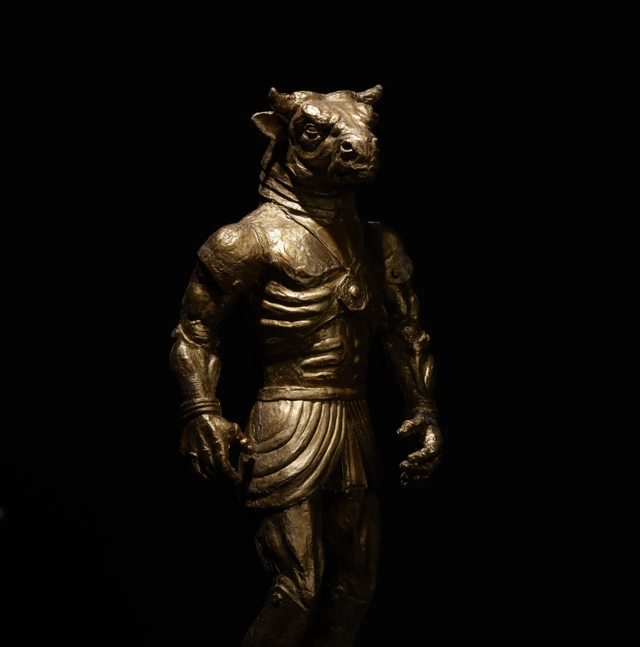 Model Minaton from Sinbad and the Eye of the Tiger, c.1975 by Ray Harryhausen (1920-2013) Collection: The Ray and Diana Harryhausen Foundation (Charity No. SC001419) © The Ray and Diana Harryhausen Foundation Photography: Sam Drake (National Galleries of Scotland)