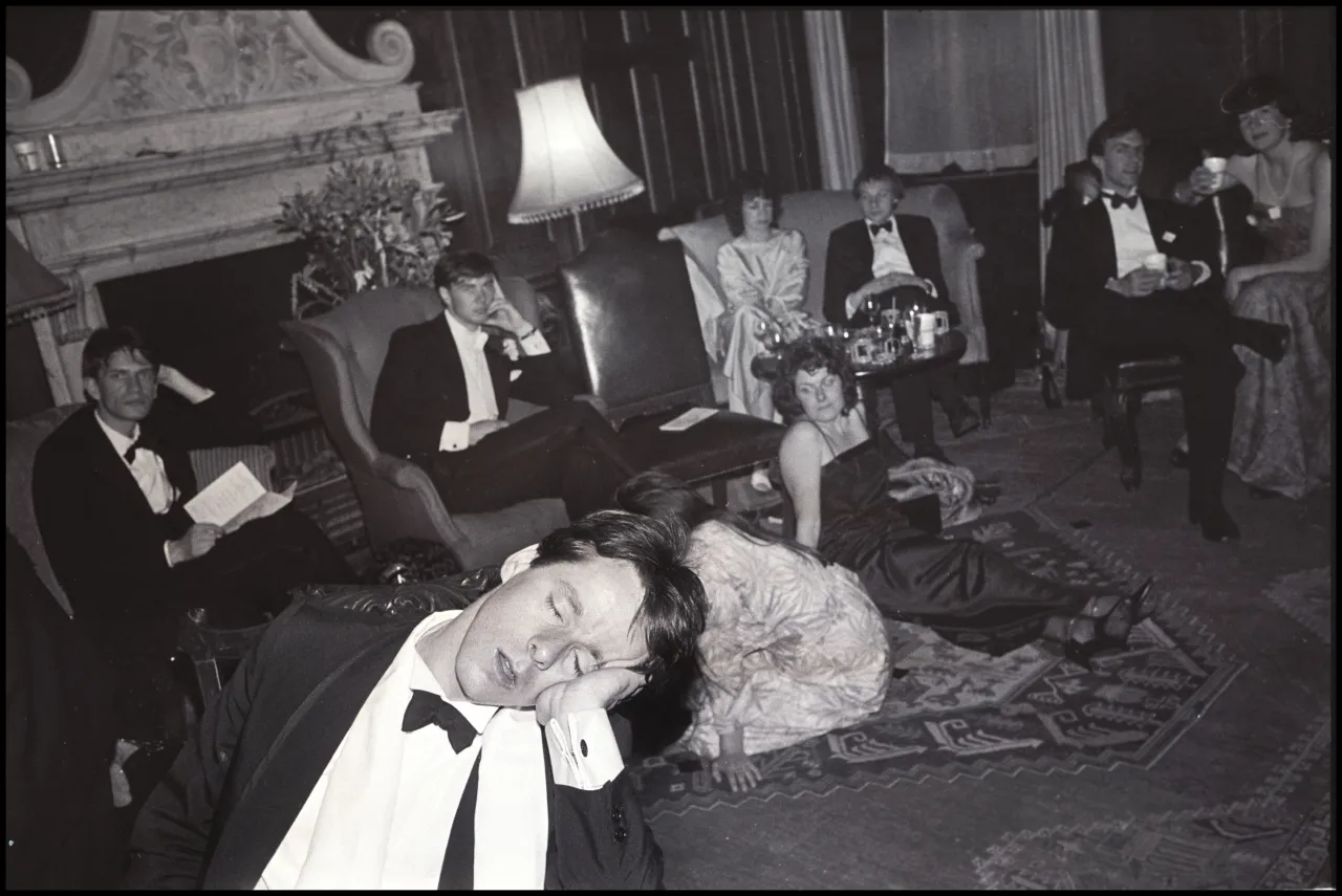 Trinity Hall, Cambridge, 1983 © Dafydd Jones, from the book The Last Hurrah published by STANLEY/BARKER
