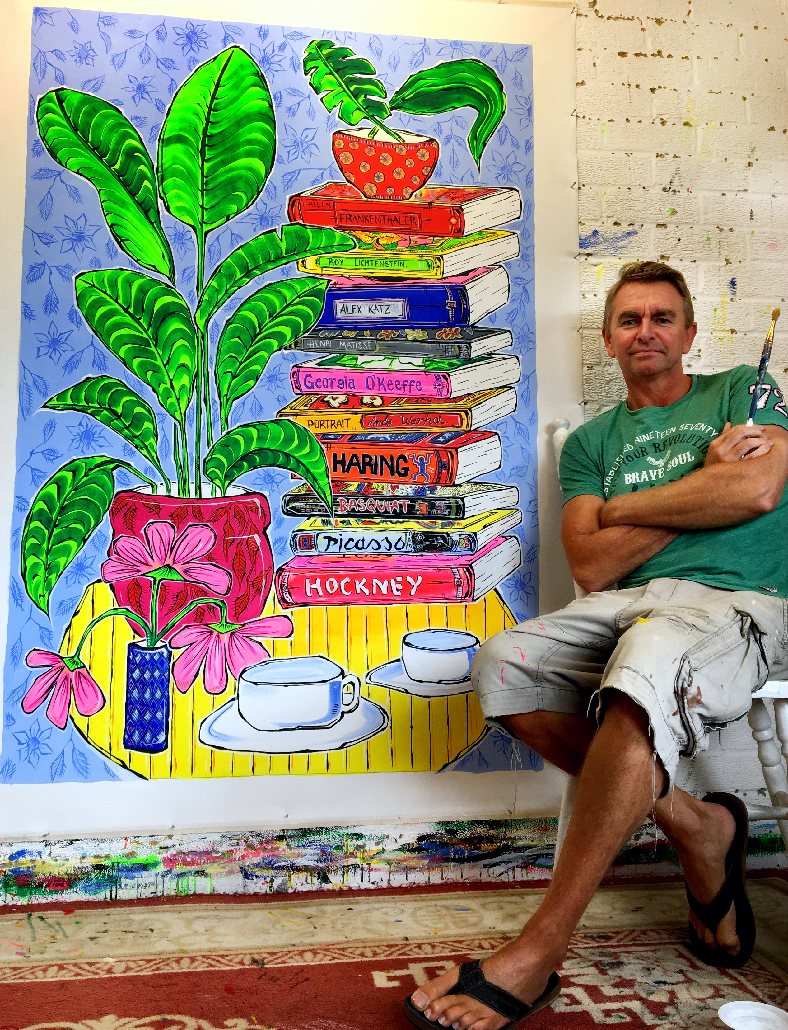 Jonjo is fascinated with how other artists work, so let's hear about his approach