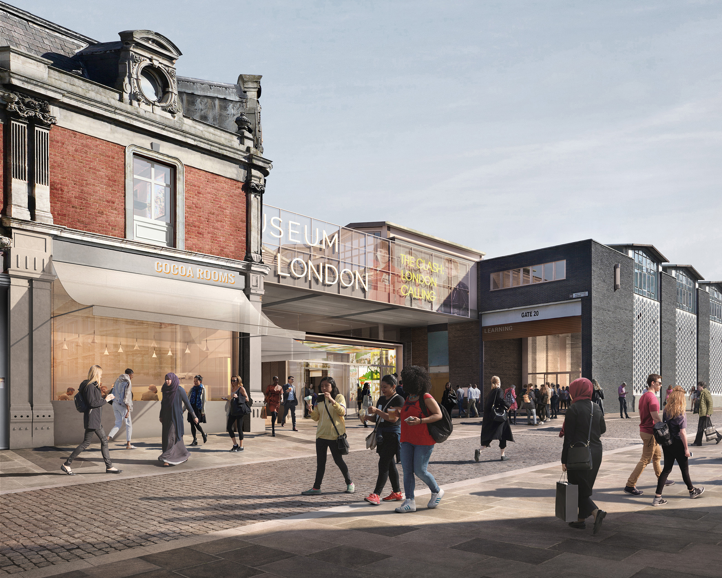 Proposed West Poultry Ave Entrance © Secchi Smith