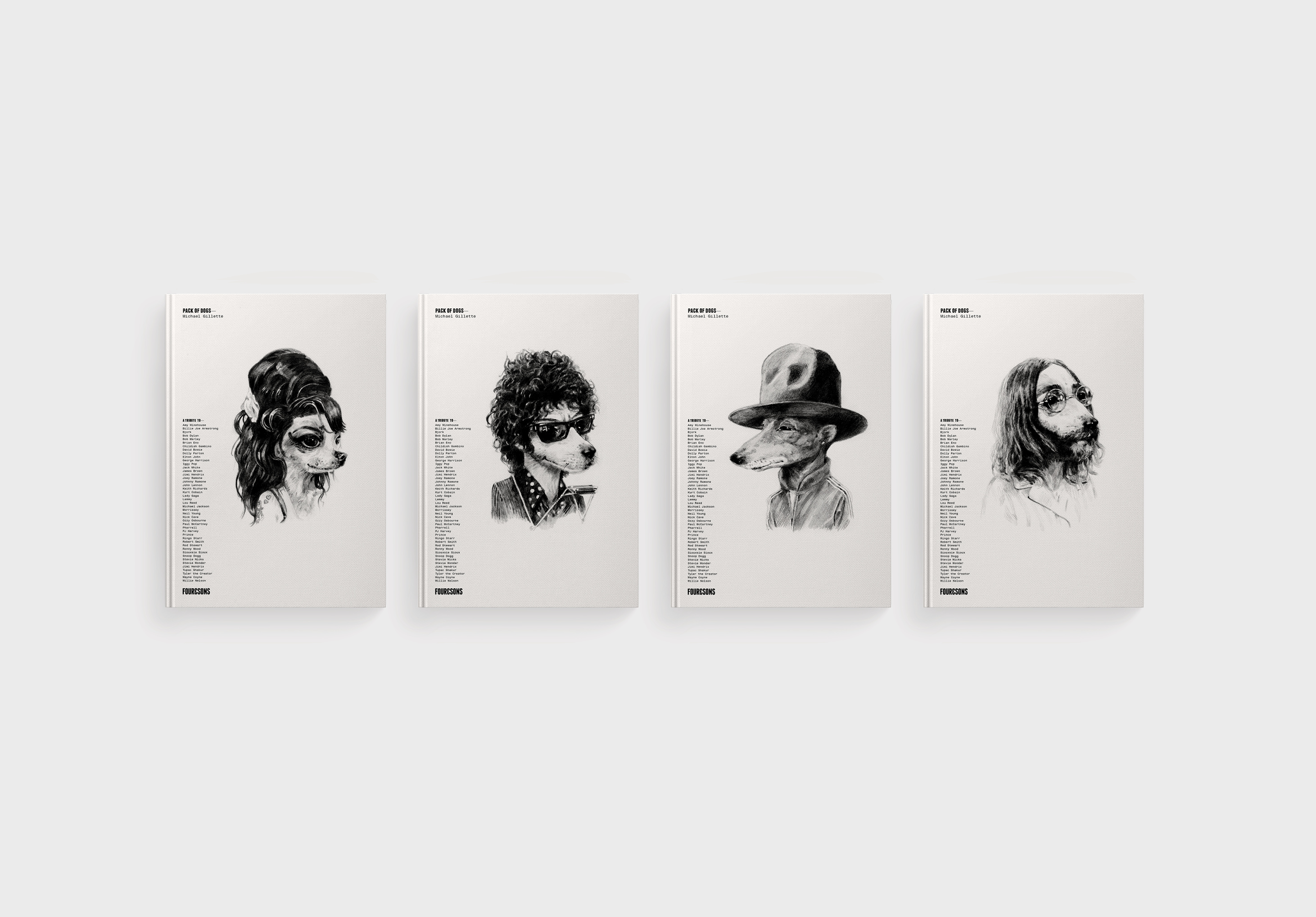 From the book, Pack of Dogs by Michael Gillette, available via [Four&Sons](https://fourandsons.com/product/pack-of-dogs-amy/). All images courtesy of the artist and publisher.