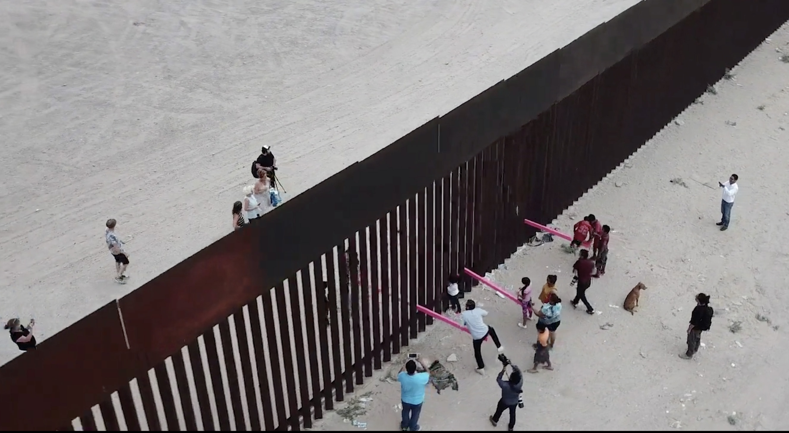Image Credit: Teeter-Totter Wall designed by architects Ronald Rael and Virginia San Fratello with Colectivo Chopeke