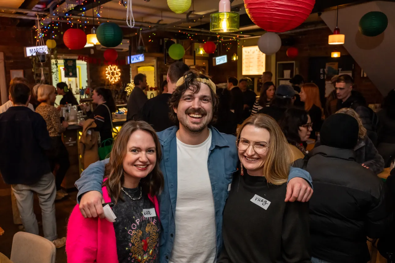 Kate Campbell, Brett Kellett & Vicky Zaremba (Leeds). Photo by Jemma Mickleburgh