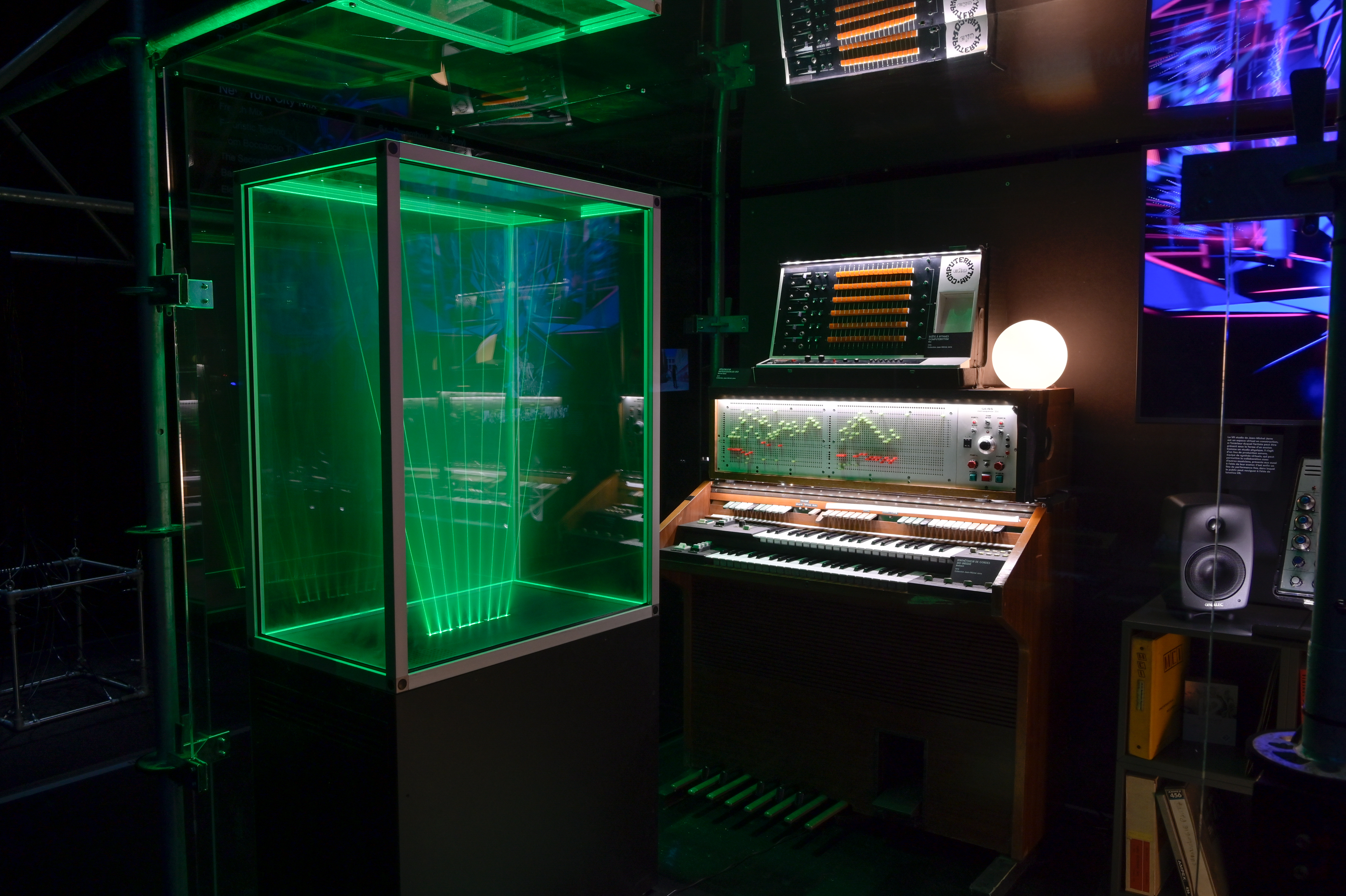 Jean Michel Jarr's virtual studio. Photo credit - Gil Lefauconnier
