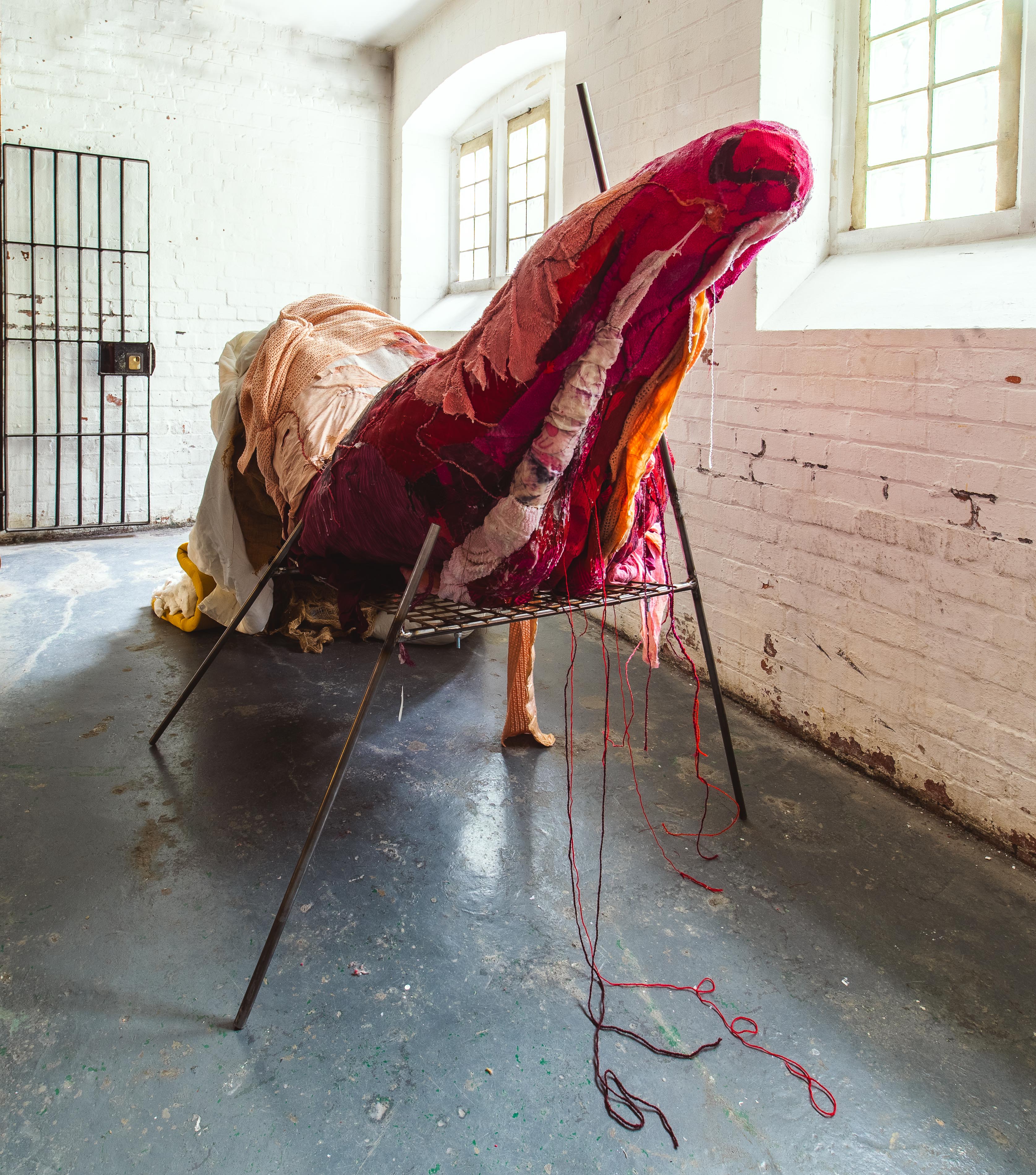 Tongue Recycled and found materials. Photo Tchad Findlay