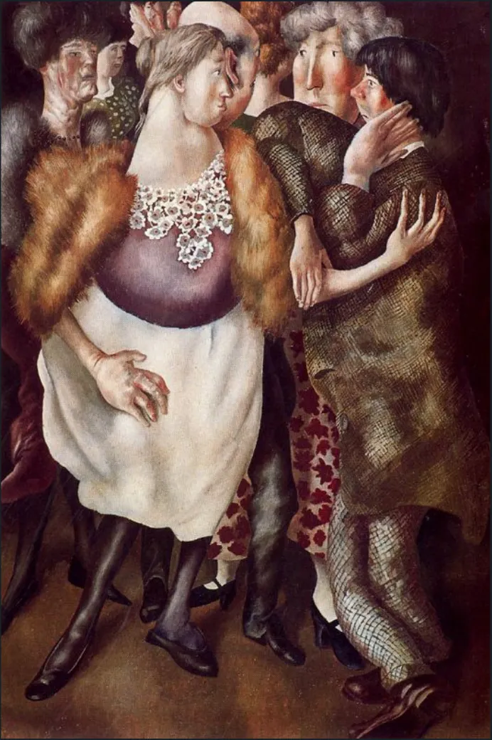 Stanley Spencer, The Beatitudes of Love (5): Contemplation, 1938, Oil on canvas, 91.5 x 61 cm © Estate Stanley Spencer & Bridgeman Images, London. Courtesy of The Stanley Spencer Gallery.