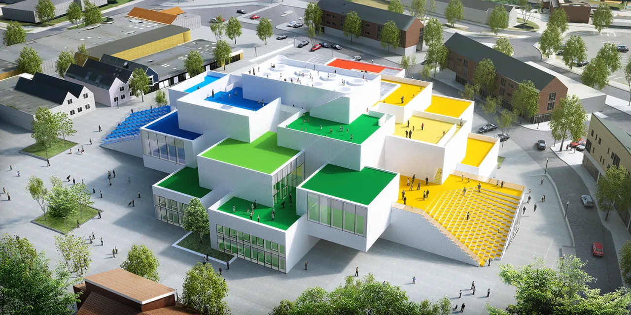 LEGO® House: from the side