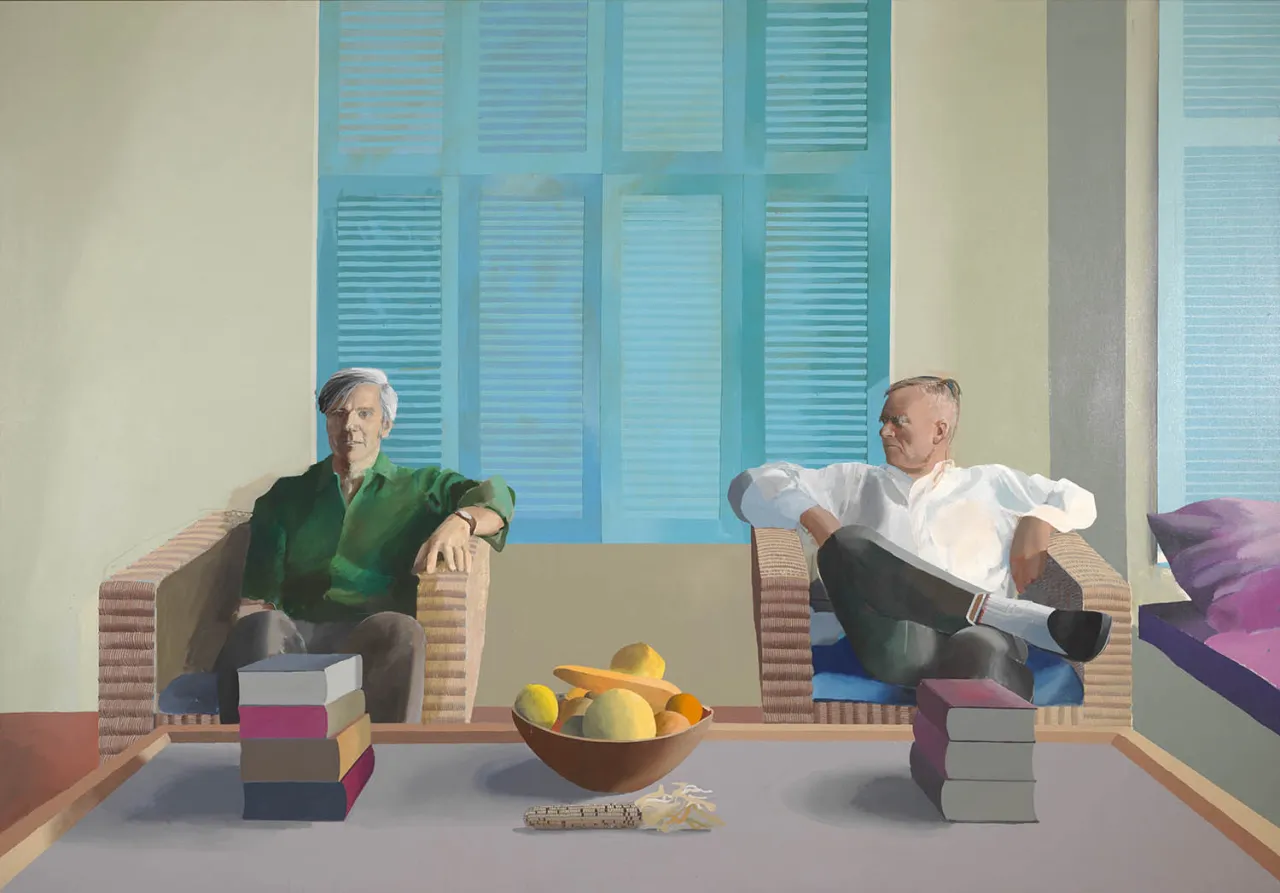 David Hockney – Christopher Isherwood and Don Bachardy, 1968. © David Hockney