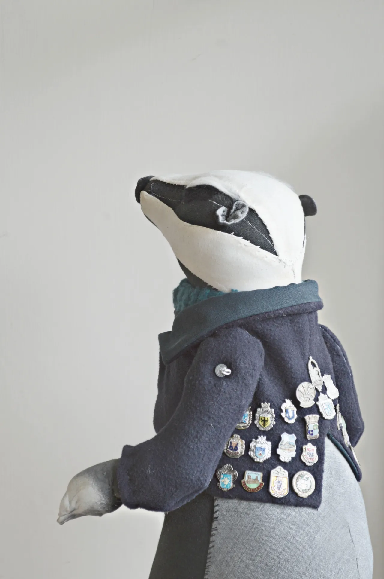 Mister Finch, Postman Badger, 2017. Courtesy of the artist